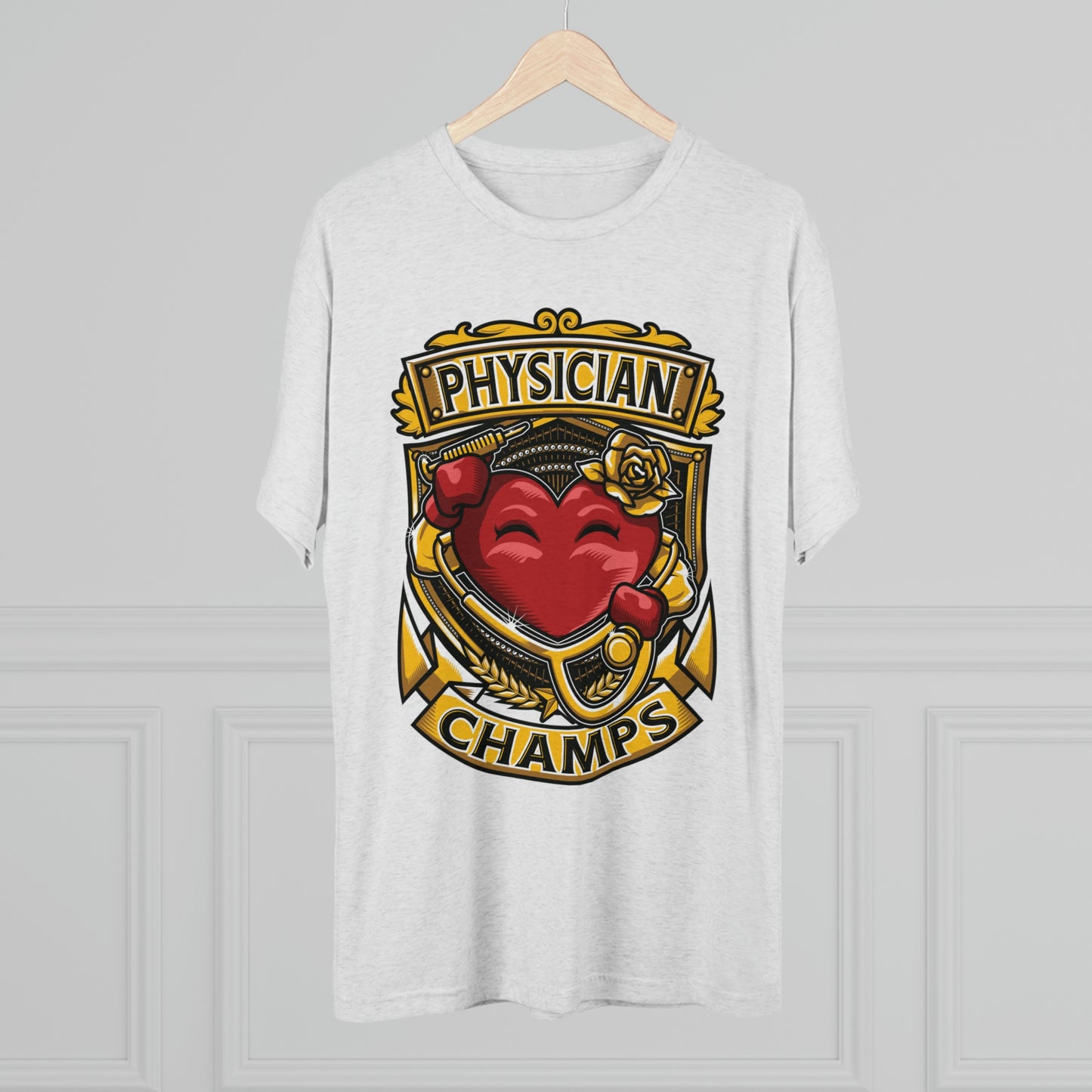 PHYSICIAN CHAMPS - PREMIUM SOFT - Unisex Tri-Blend Crew Tee (Next Level 6010)
