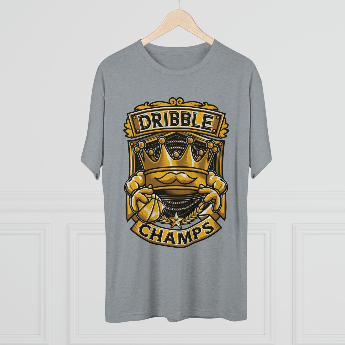 DRIBBLE CHAMPS - PREMIUM SOFT - Unisex Tri-Blend Crew Tee (Next Level 6010)