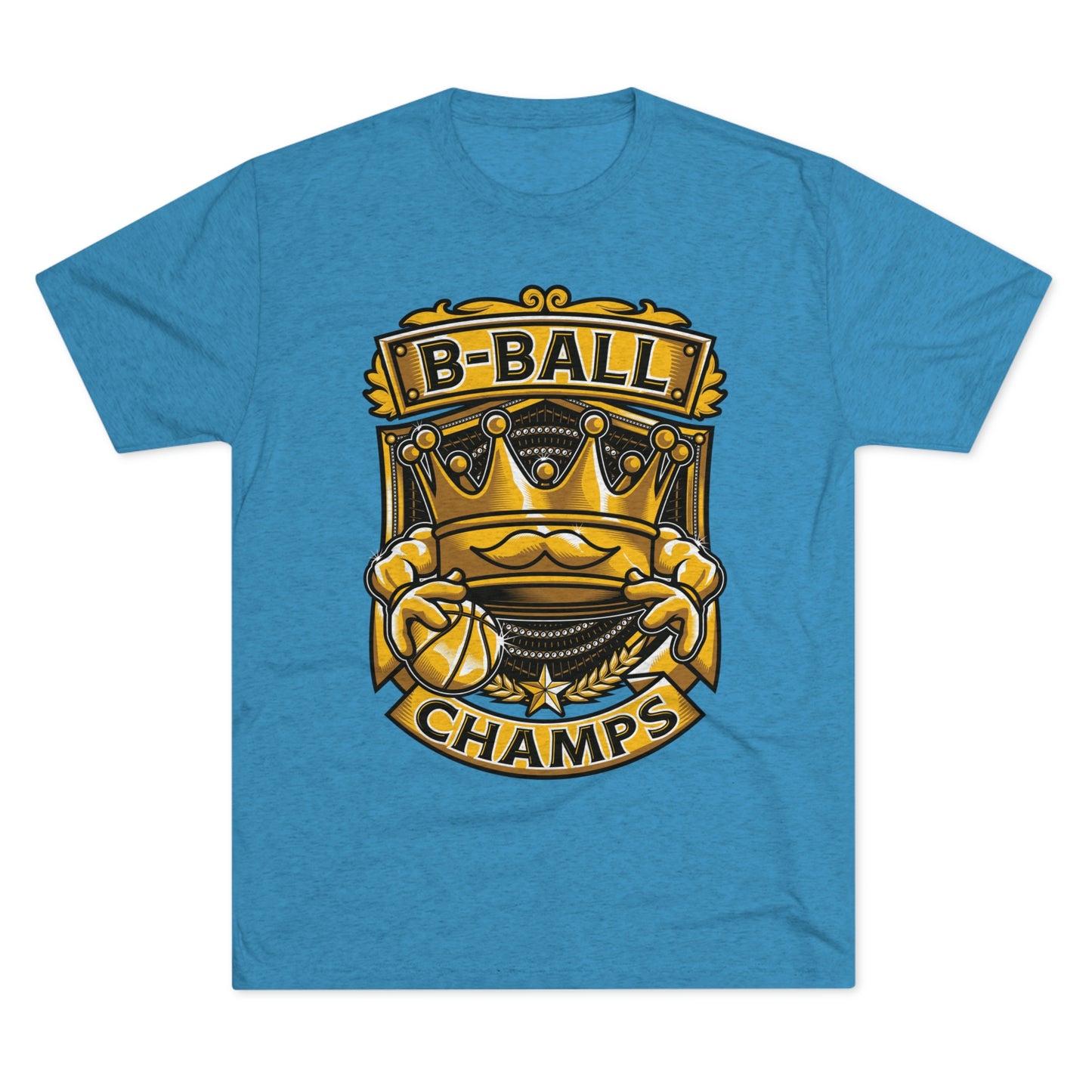 B-BALL CHAMPS - PREMIUM SOFT - Unisex Tri-Blend Crew Tee (Next Level 6010)