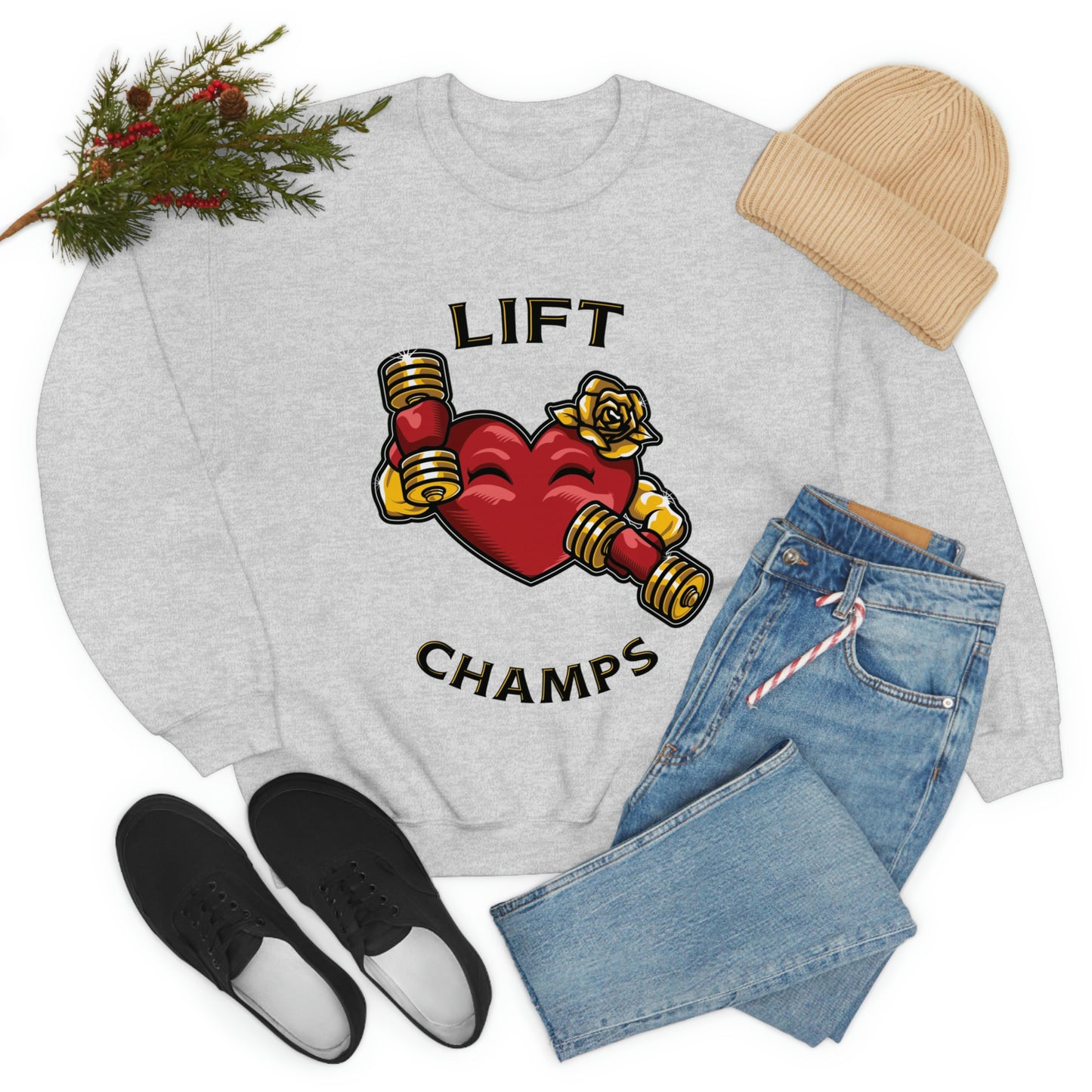 Lift Champs! - Unisex Heavy Blend™ Crewneck Sweatshirt