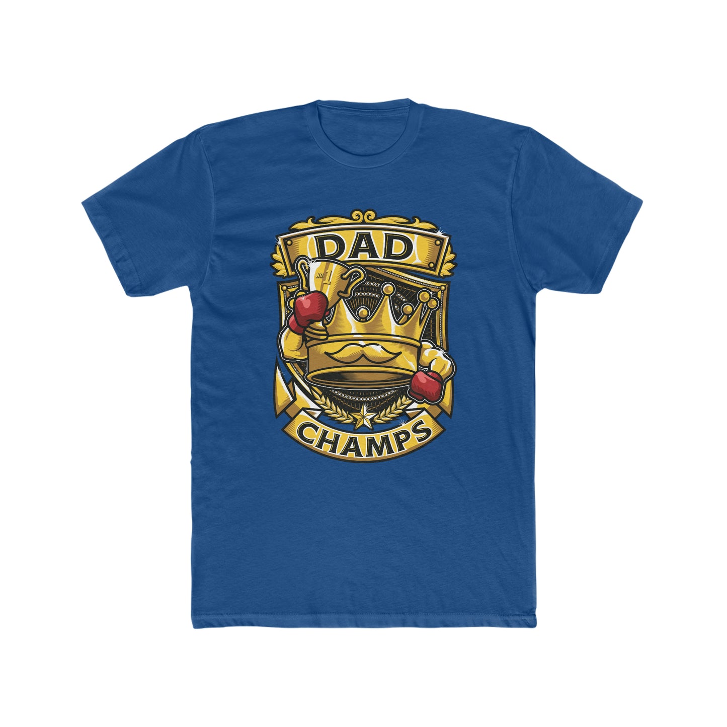 Dad Champs! - Men's Cotton Crew Tee (Next Level)