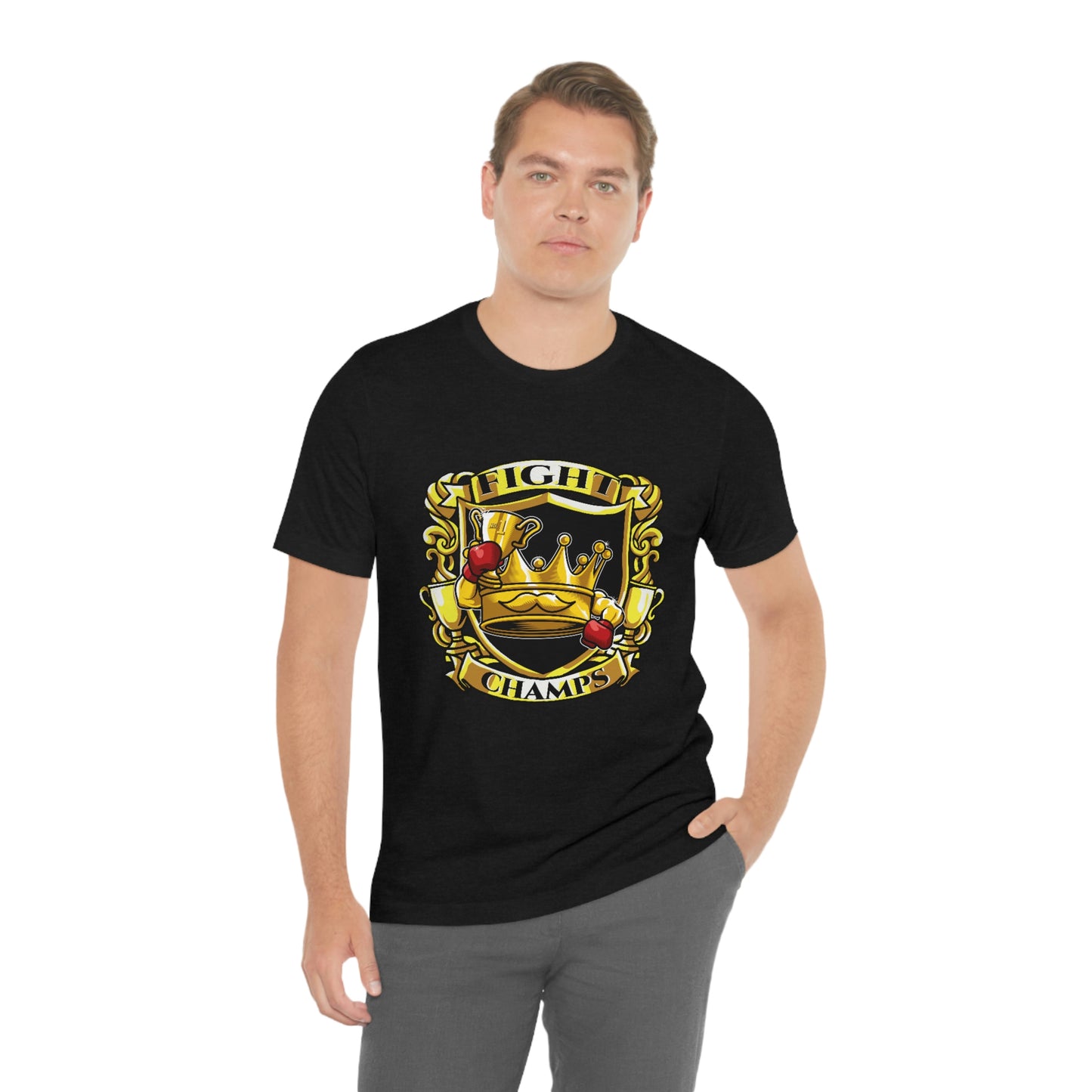 Fight Champs! Unisex Jersey Short Sleeve Tee (Bella+Canvas)
