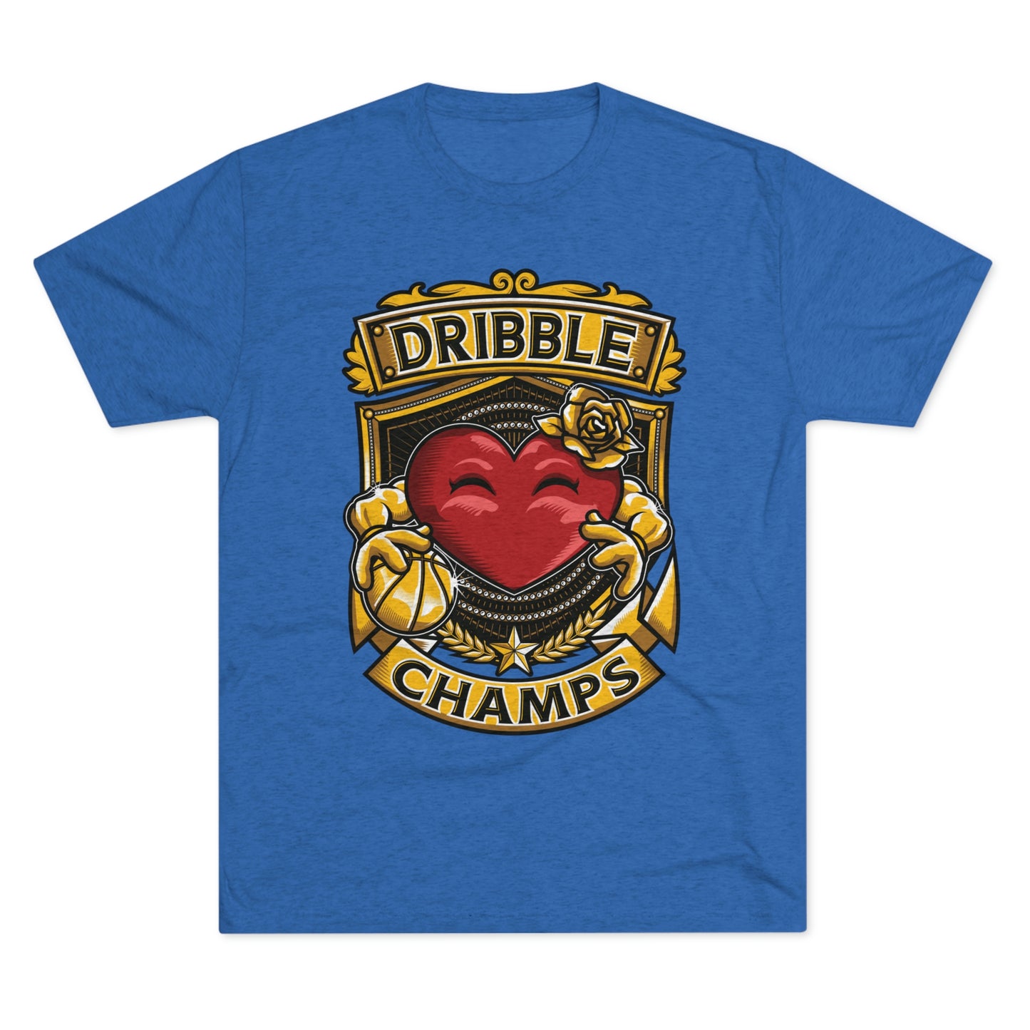 DRIBBLE CHAMPS - PREMIUM SOFT - Unisex Tri-Blend Crew Tee (Next Level 6010)