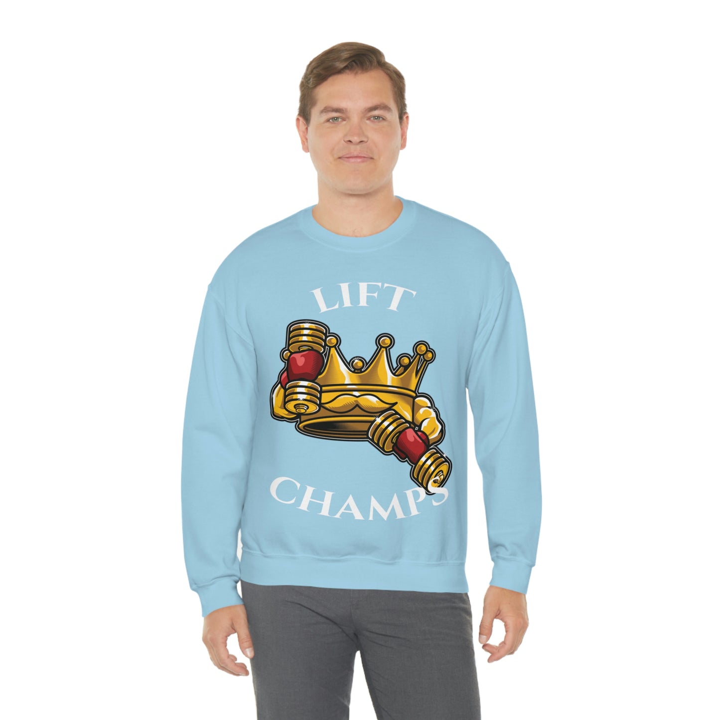 Lift Champs! - Unisex Heavy Blend™ Crewneck Sweatshirt