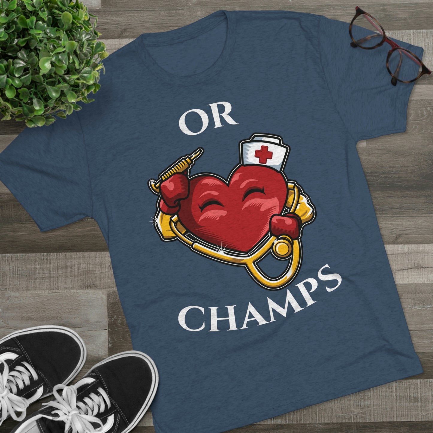 OR CHAMPS - PREMIUM SOFT - Unisex Tri-Blend Crew Tee (Next Level 6010)
