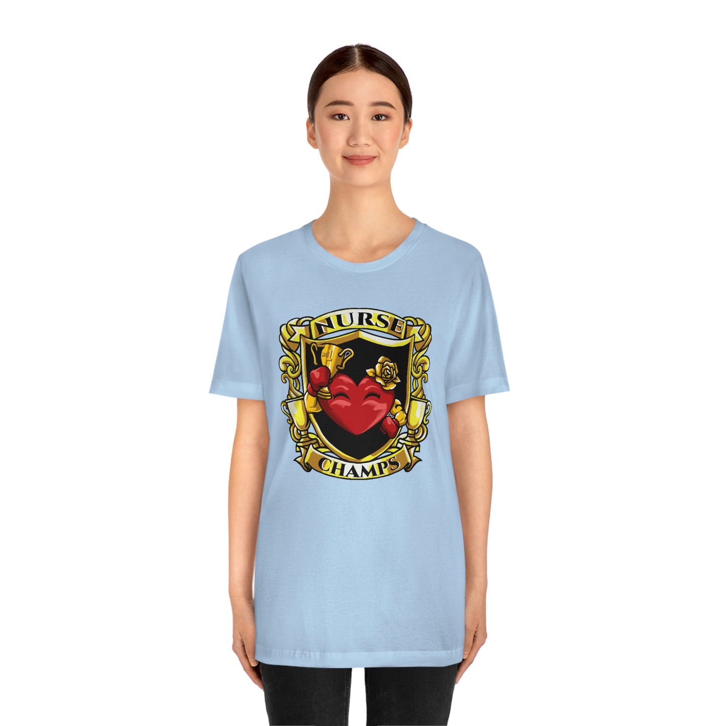 Nurse Champs! - Unisex Jersey Short Sleeve Tee (Bella+Canvas)