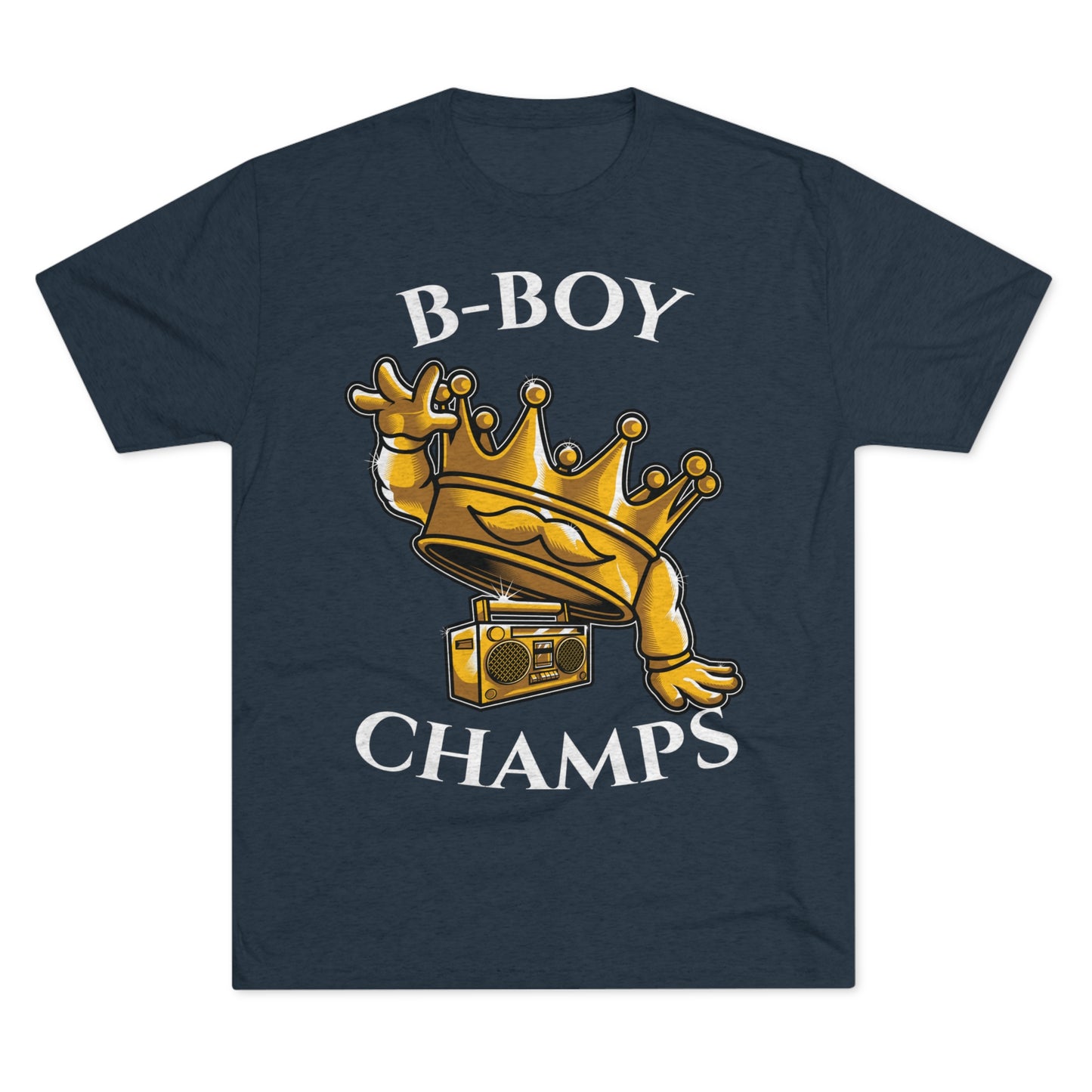 B-BOY CHAMPS (No Crest) - PREMIUM SOFT - Unisex Tri-Blend Crew Tee (Next Level 6010)