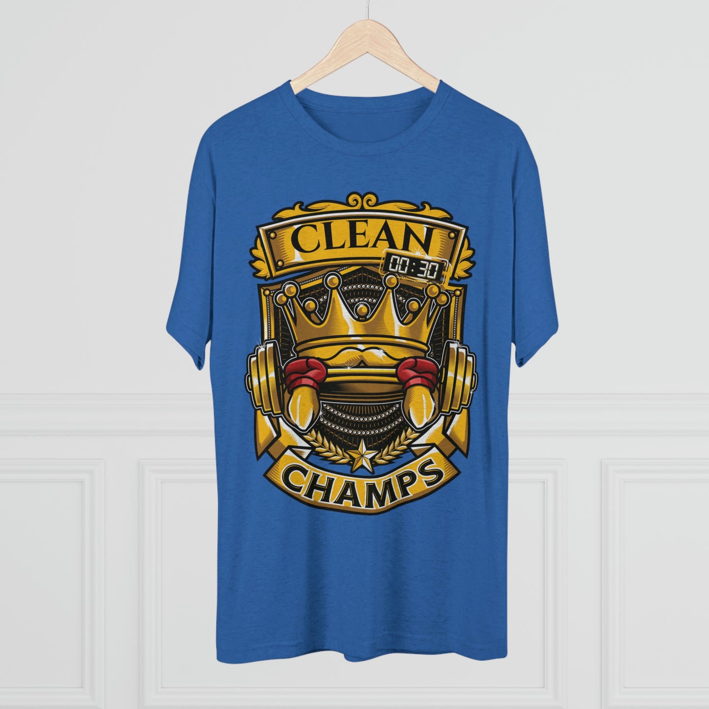 CLEAN CHAMPS - PREMIUM SOFT - Unisex Tri-Blend Crew Tee (Next Level 6010)