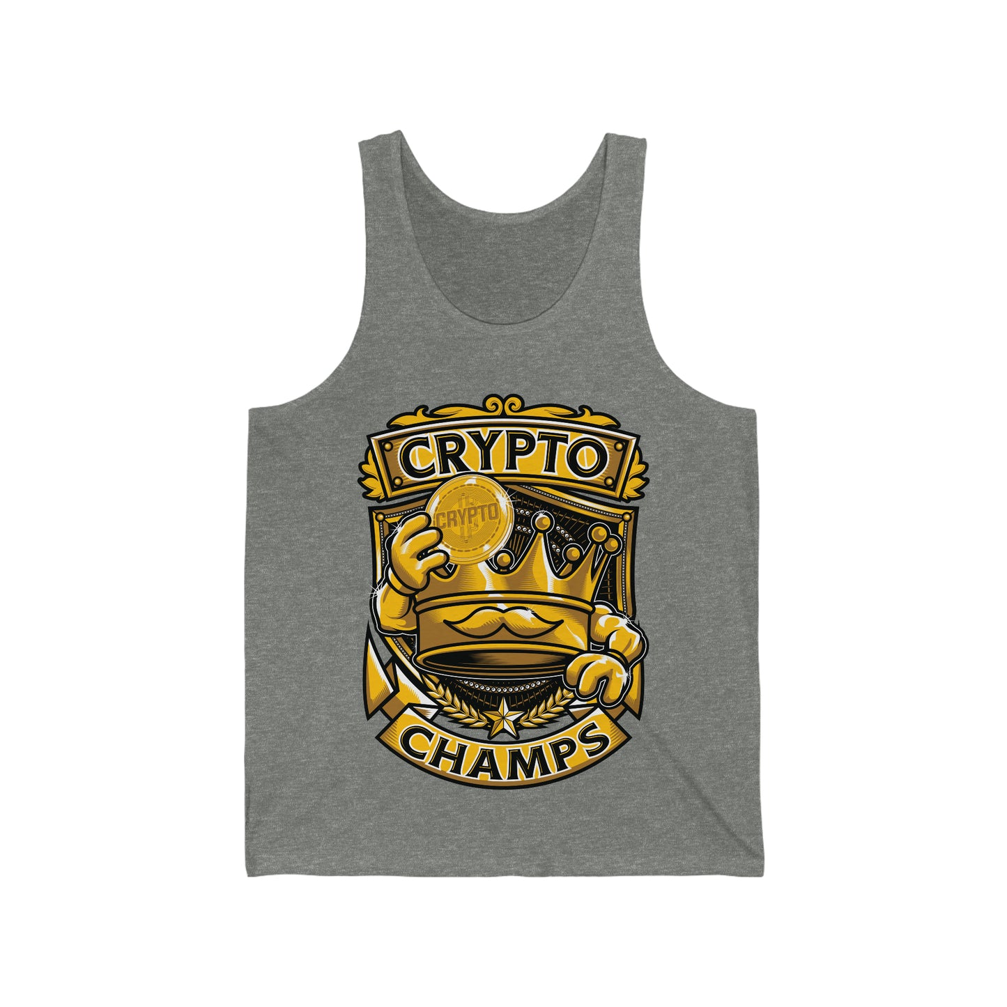 CRYPTO CHAMPS - PREMIUM SOFT - Unisex Jersey Tank (Bella+Canvas 3480)