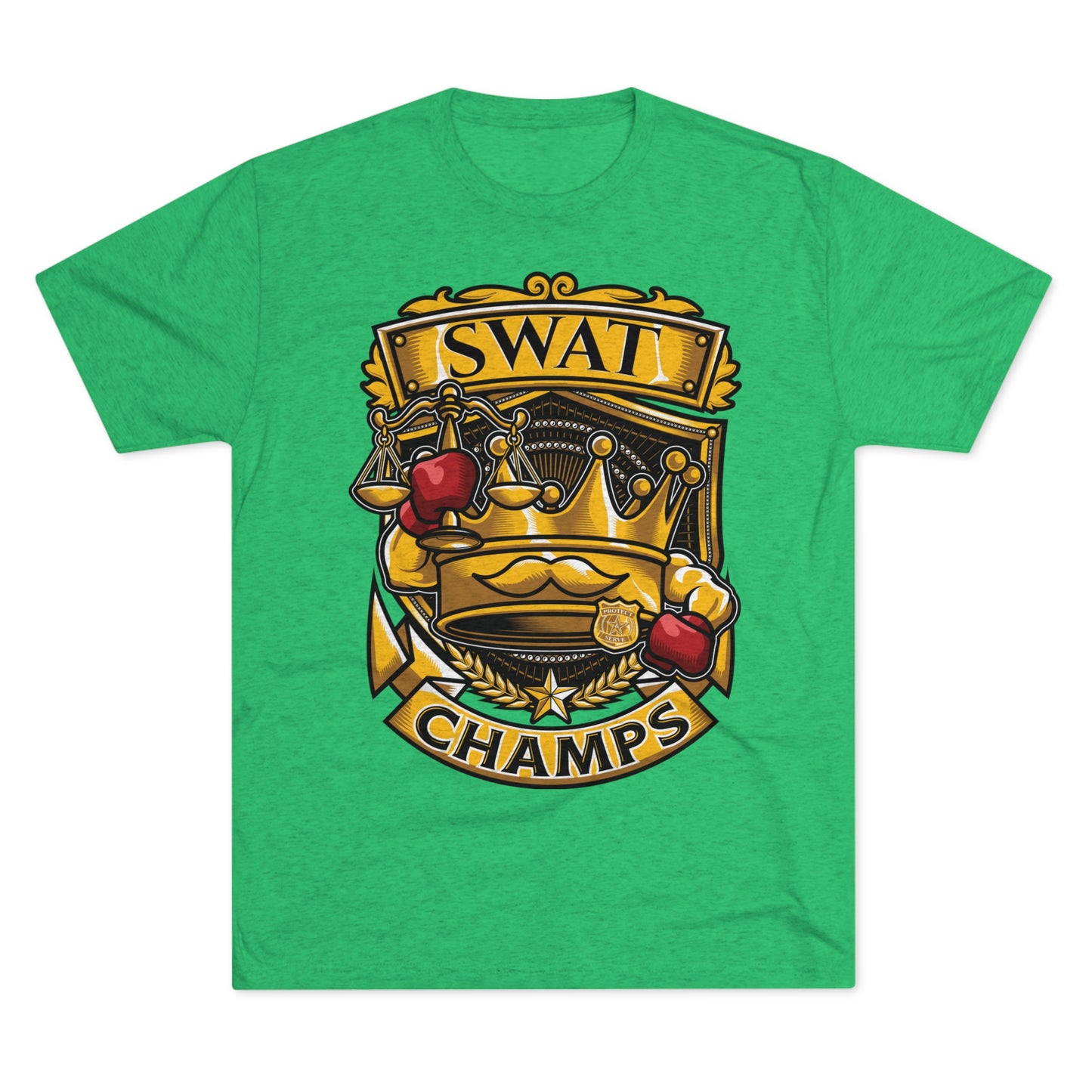 SWAT CHAMPS - PREMIUM SOFT - Unisex Tri-Blend Crew Tee (Next Level 6010)