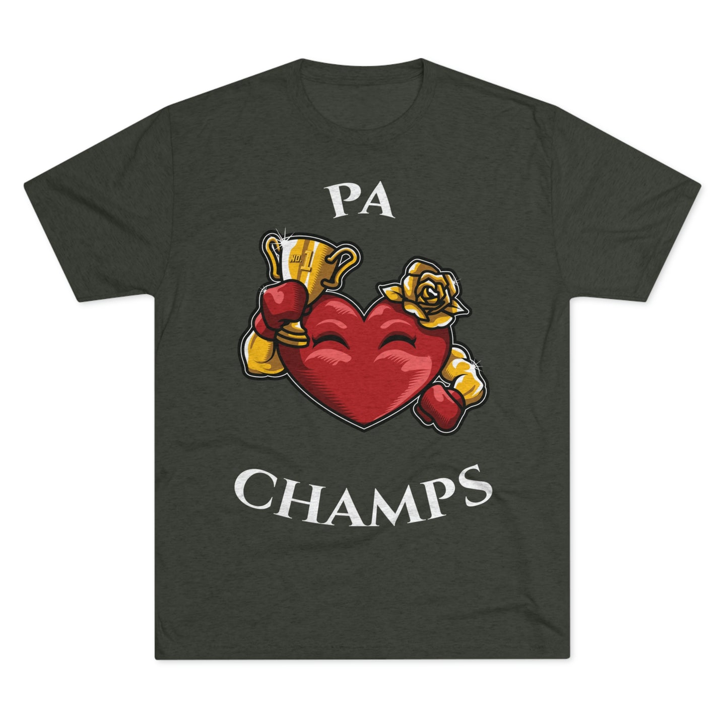 PA CHAMPS (Alternate Logo) - PREMIUM SOFT - Unisex Tri-Blend Crew Tee (Next Level 6010)