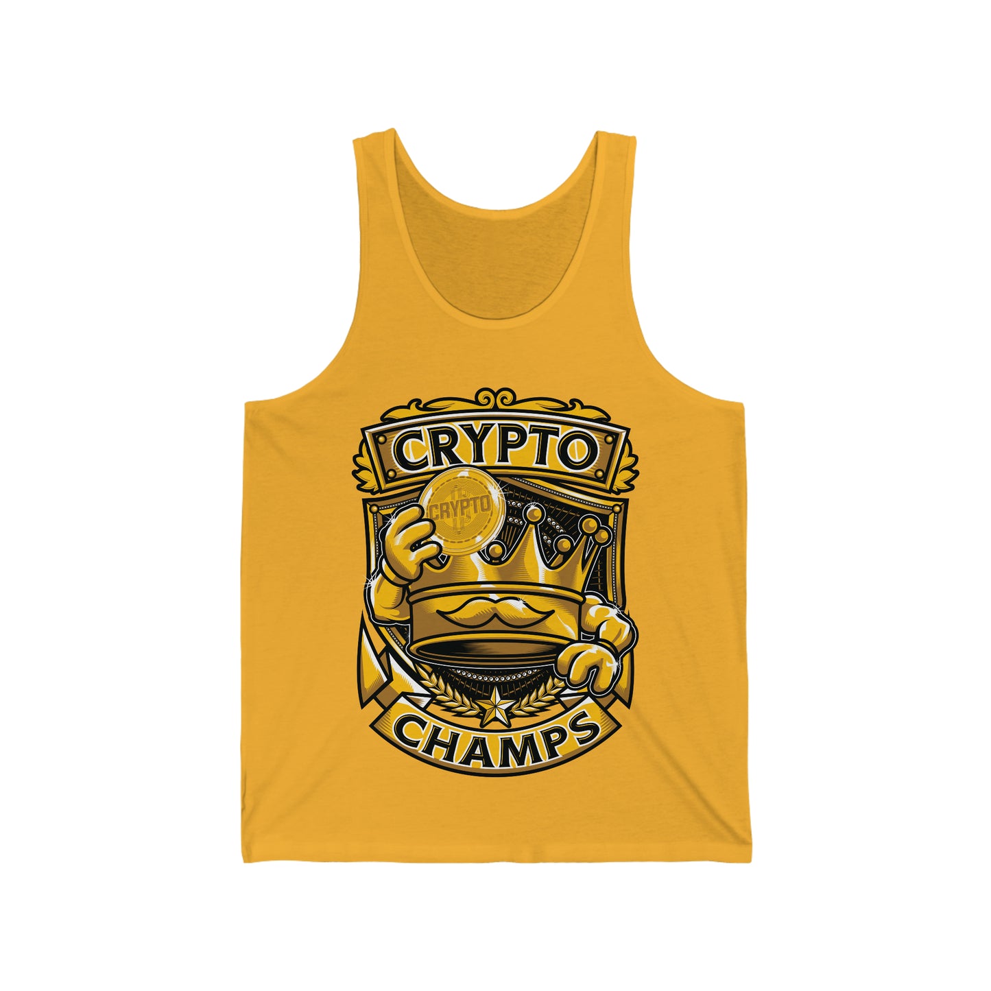 CRYPTO CHAMPS - PREMIUM SOFT - Unisex Jersey Tank (Bella+Canvas 3480)