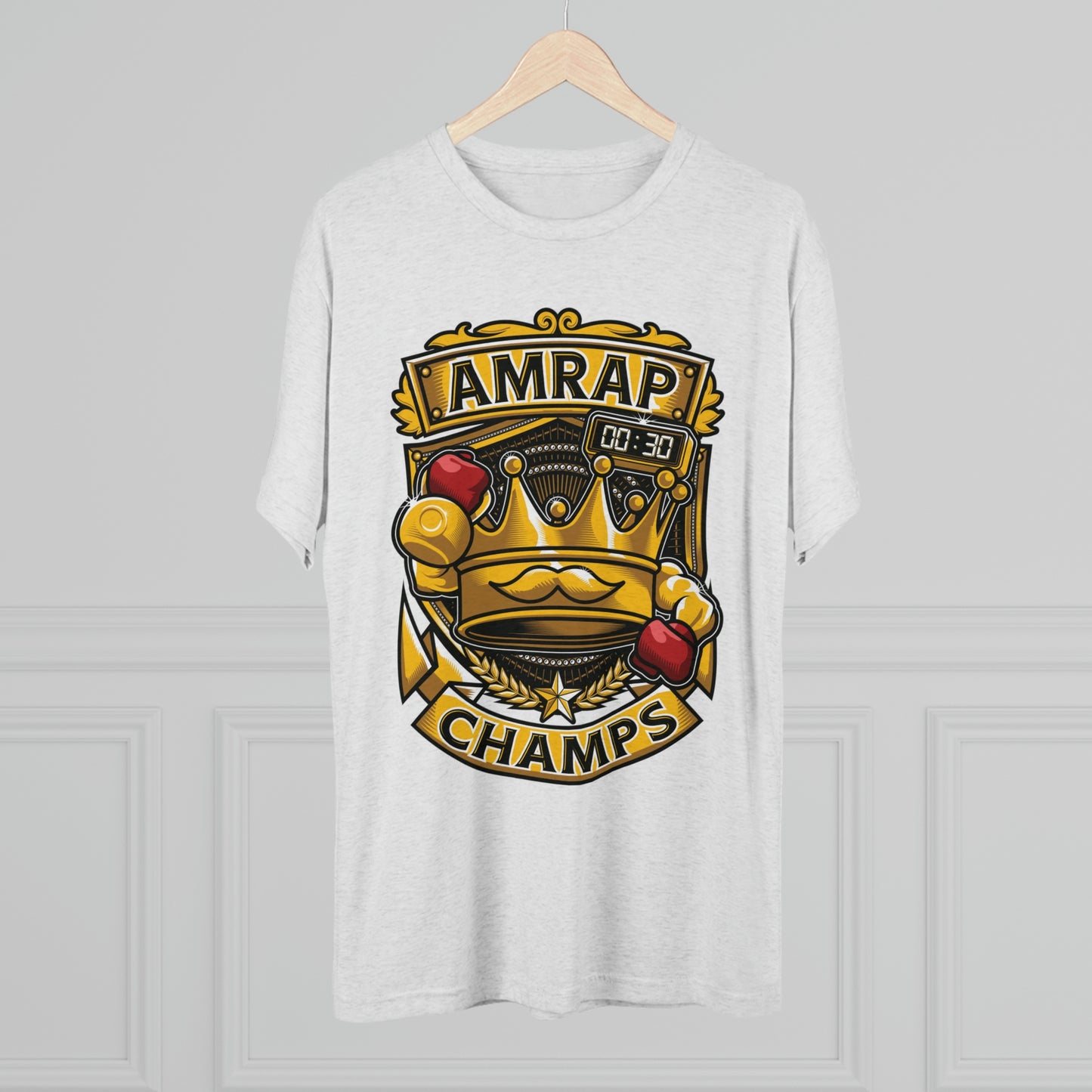 AMRAP CHAMPS - PREMIUM SOFT - Unisex Tri-Blend Crew Tee (Next Level 6010)