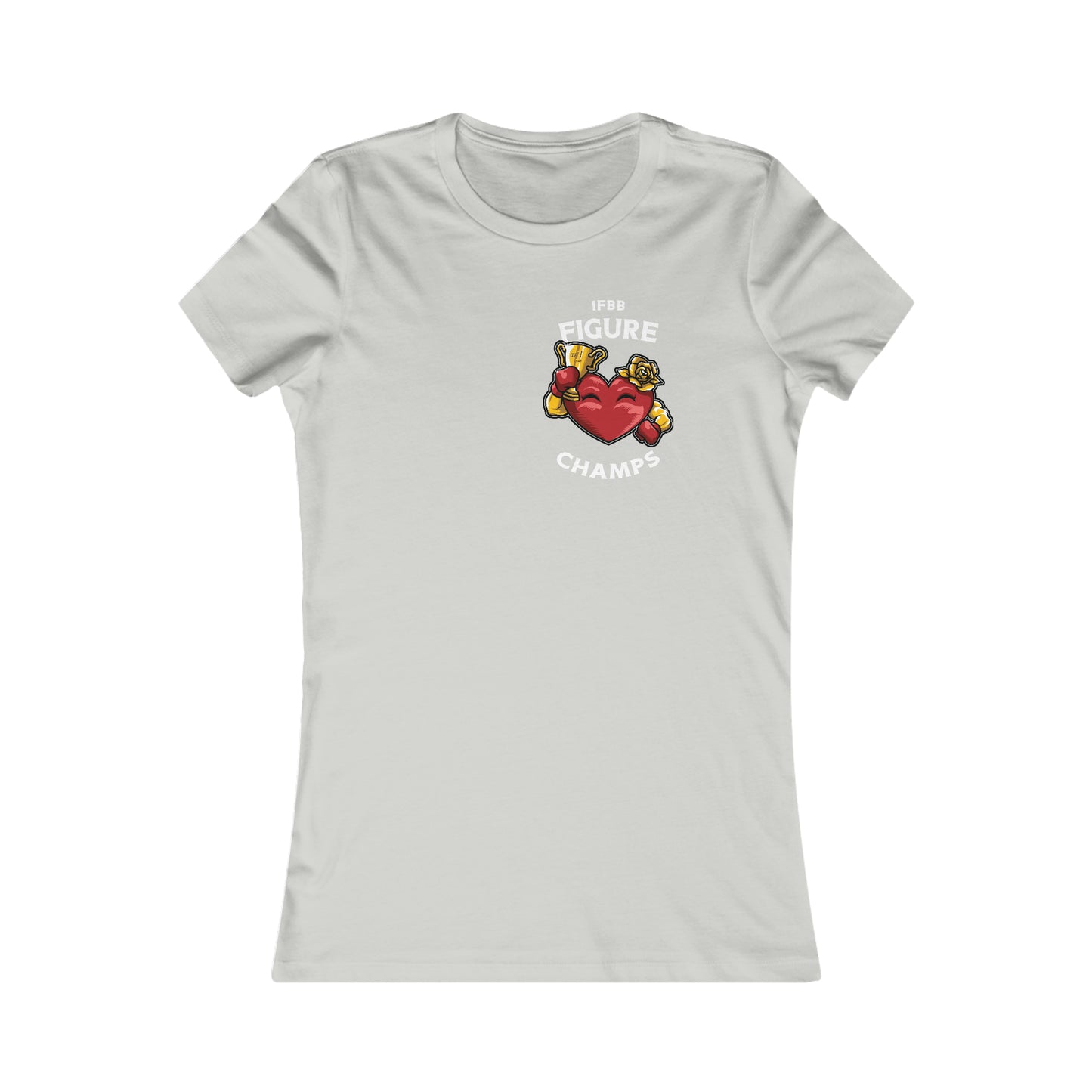 IFBB FIGURE CHAMPS (Small Front Logo) - Women's Favorite Tee (Bella+Canvas)