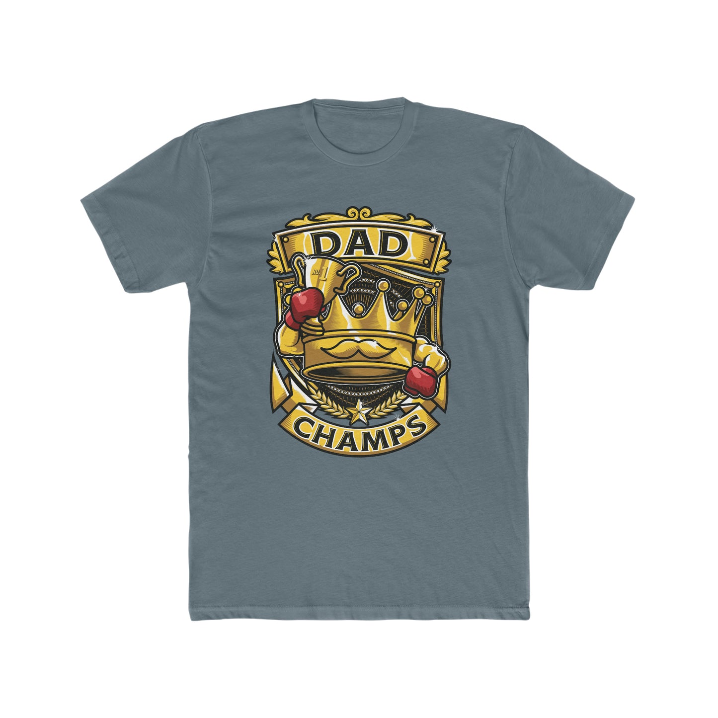 Dad Champs! - Men's Cotton Crew Tee (Next Level)