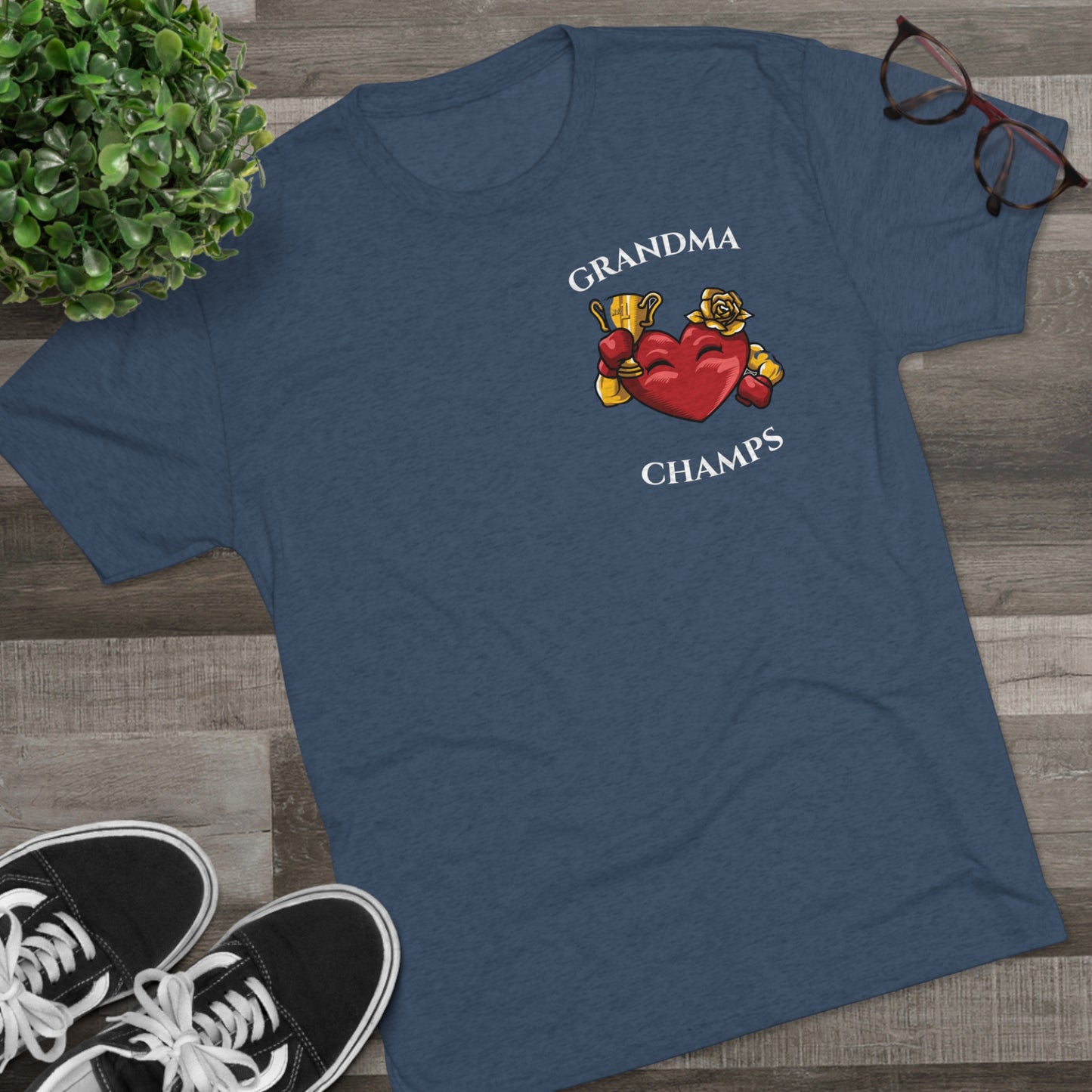 GRANDMA CHAMPS - PREMIUM SOFT - Unisex Tri-Blend Crew Tee (Next Level 6010)