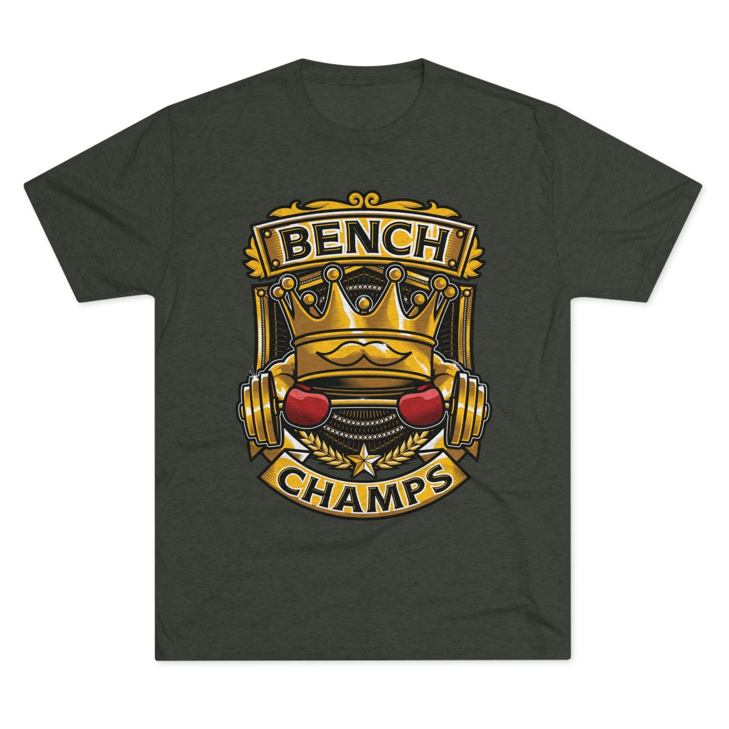 BENCH CHAMPS - PREMIUM SOFT - Unisex Tri-Blend Crew Tee (Next Level 6010)