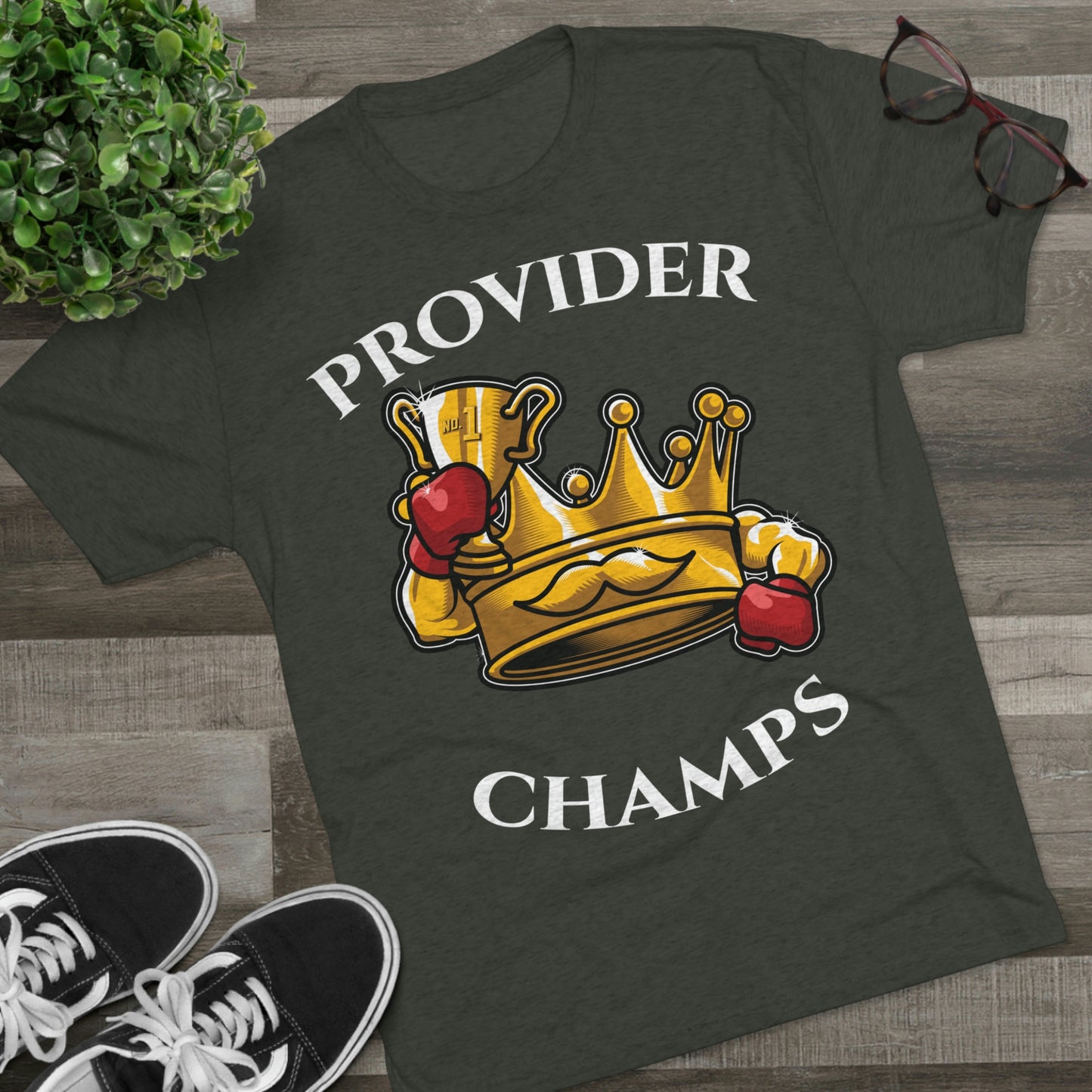 PROVIDER CHAMPS (Alternate Design) - PREMIUM SOFT - Unisex Tri-Blend Crew Tee (Next Level 6010)