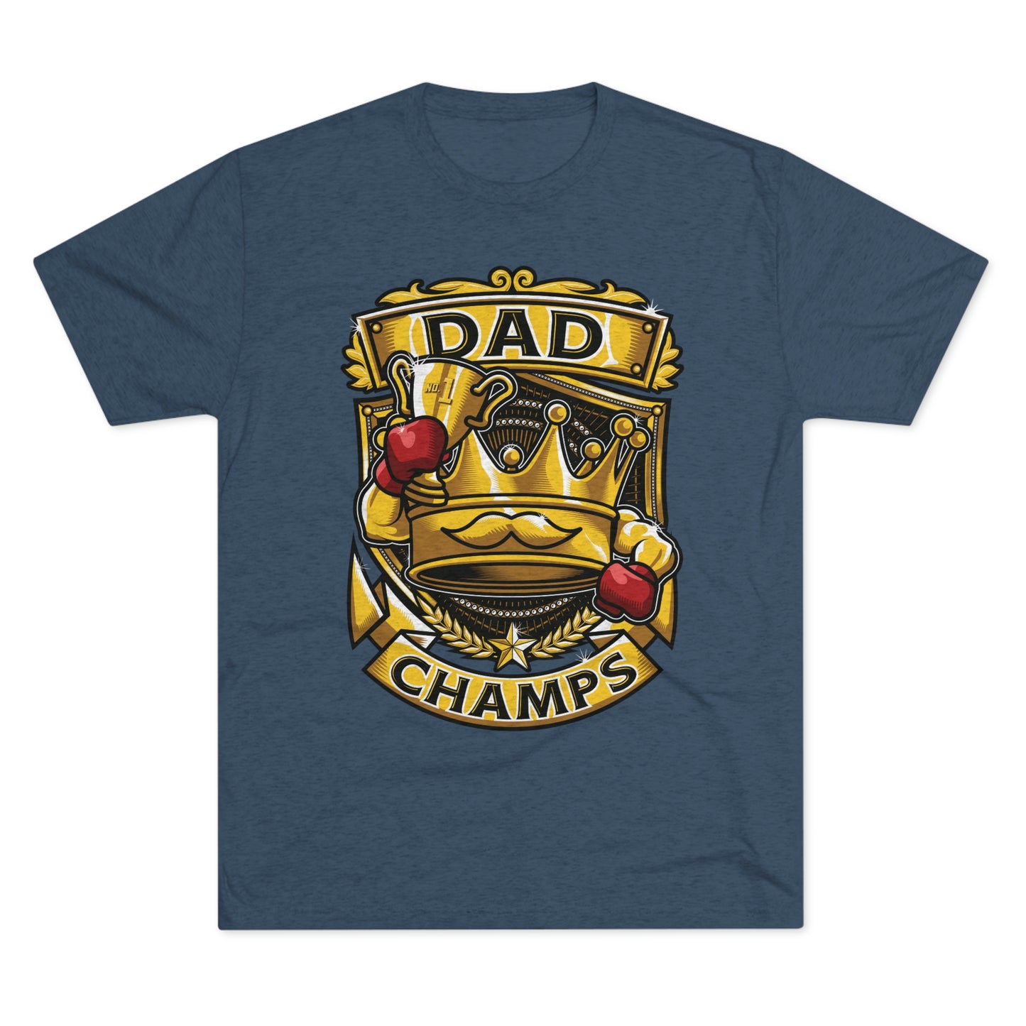 DAD CHAMPS - PREMIUM SOFT - Unisex Tri-Blend Crew Tee (Next Level 6010)
