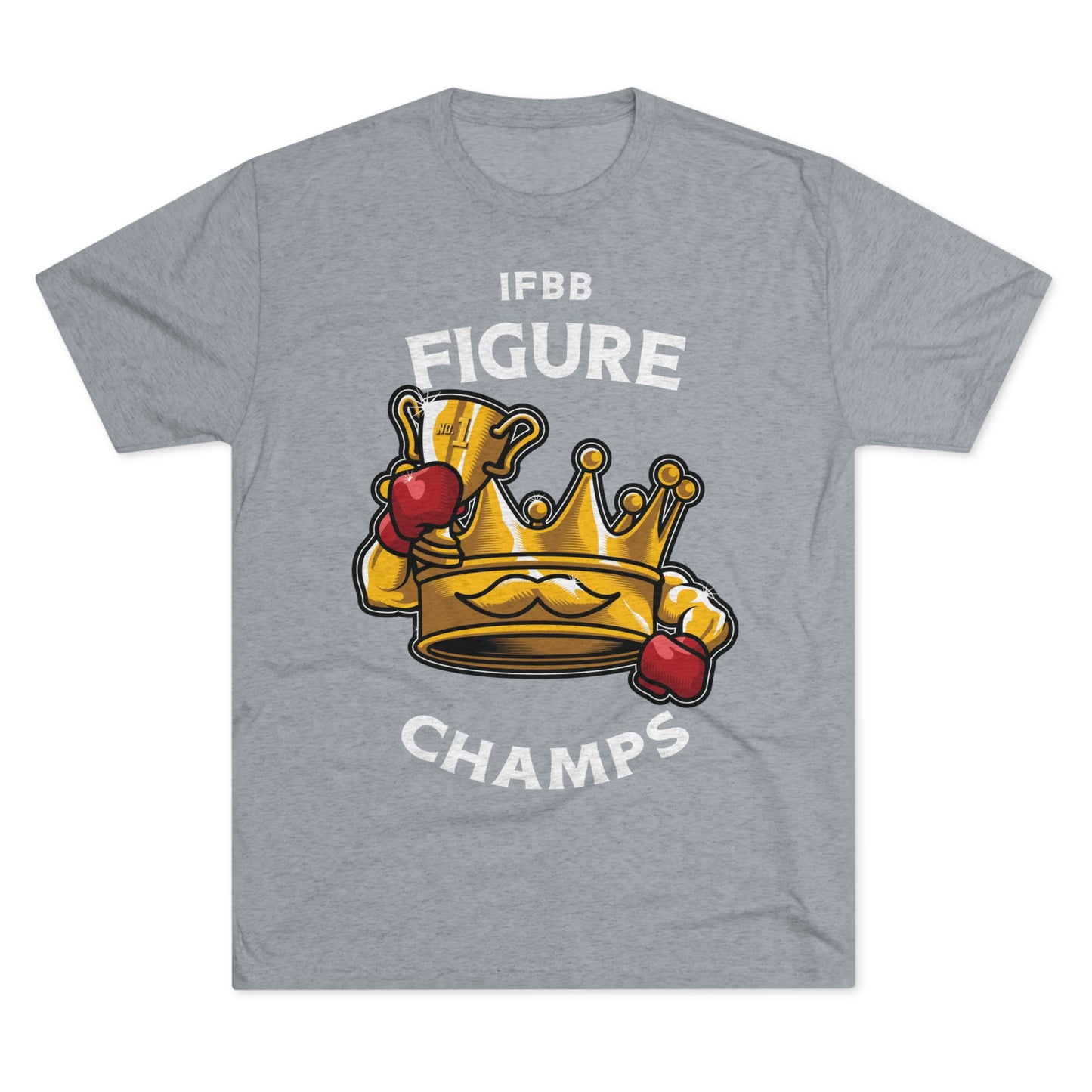 IFBB FIGURE CHAMPS (v2) - PREMIUM SOFT - Unisex Tri-Blend Crew Tee (Next Level 6010)