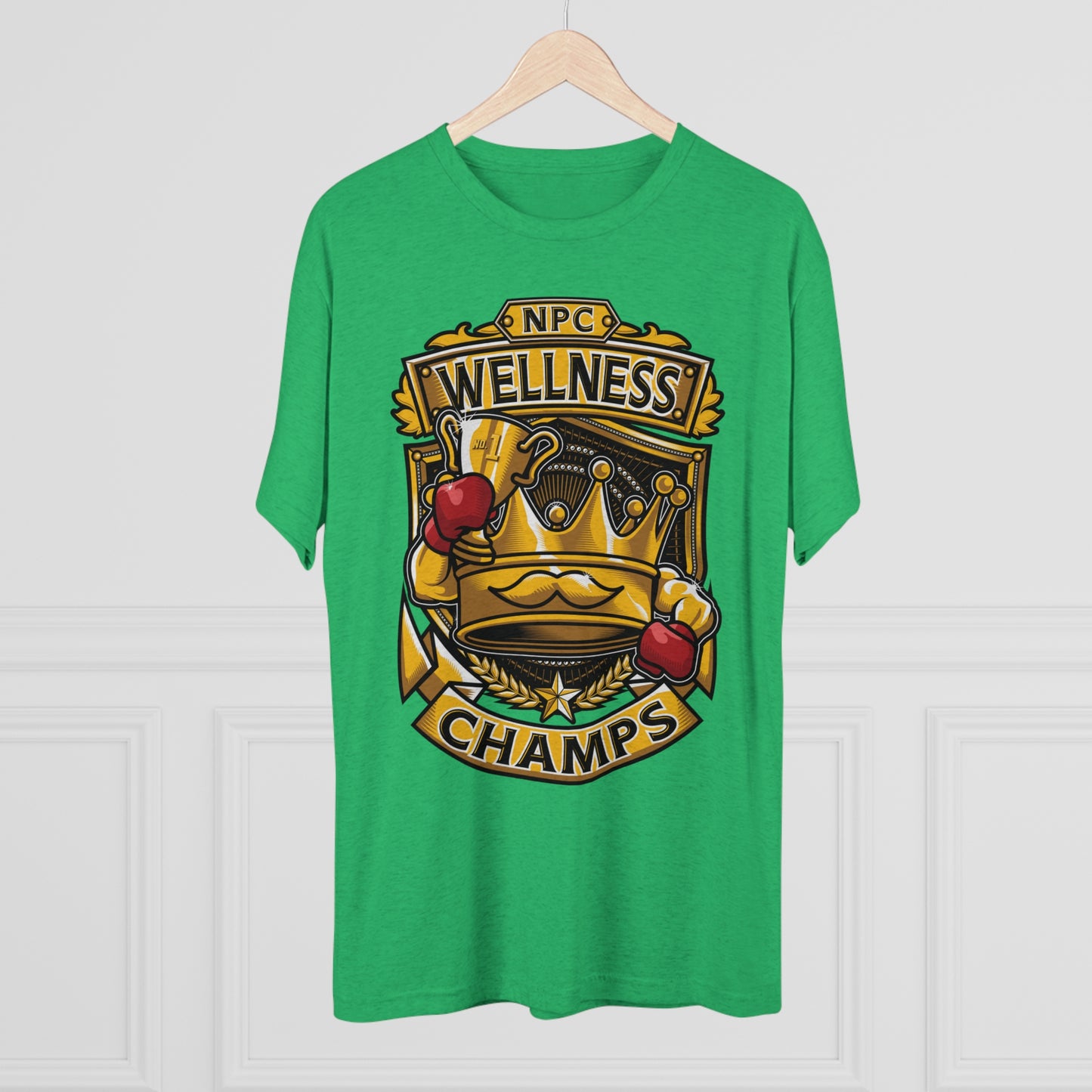 NPC WELLNESS CHAMPS - PREMIUM SOFT - Unisex Tri-Blend Crew Tee (Next Level 6010)