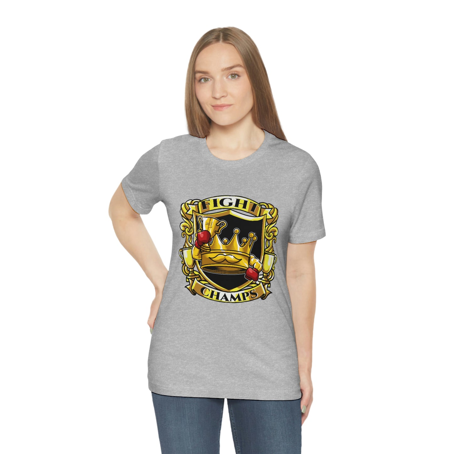 Fight Champs! Unisex Jersey Short Sleeve Tee (Bella+Canvas)