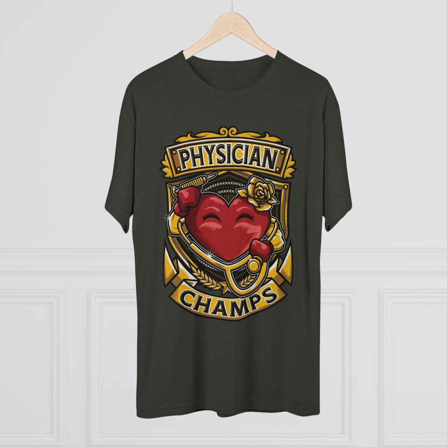 PHYSICIAN CHAMPS - PREMIUM SOFT - Unisex Tri-Blend Crew Tee (Next Level 6010)