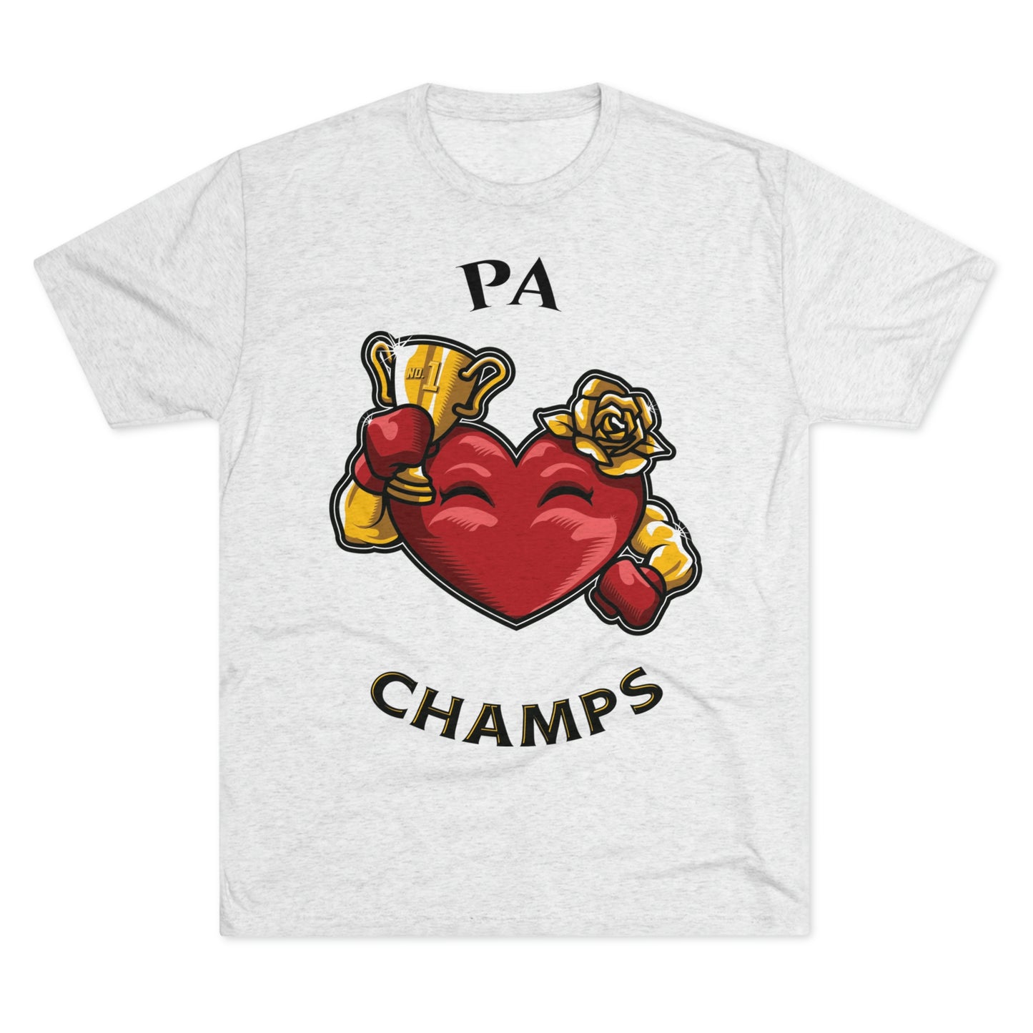 PA CHAMPS (Alternate Logo) - PREMIUM SOFT - Unisex Tri-Blend Crew Tee (Next Level 6010)