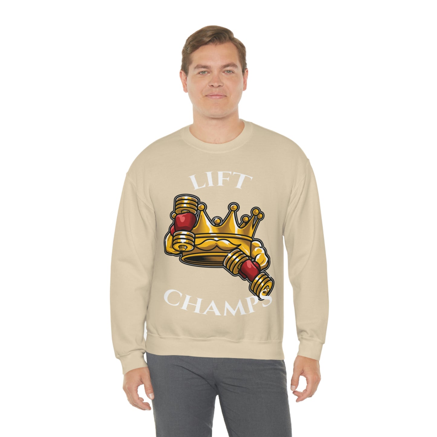 Lift Champs! - Unisex Heavy Blend™ Crewneck Sweatshirt