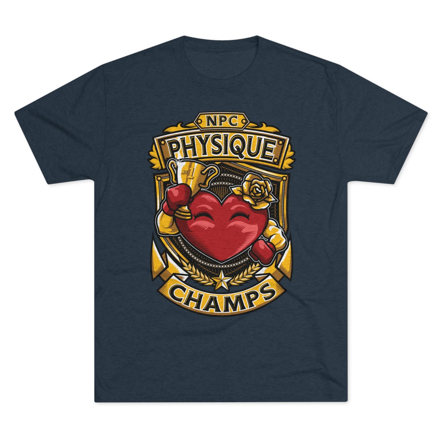 NPC PHYSIQUE CHAMPS - PREMIUM SOFT - Unisex Tri-Blend Crew Tee (Next Level 6010)