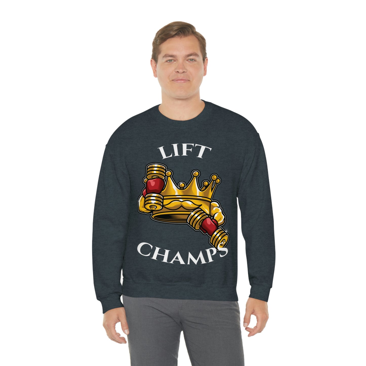Lift Champs! - Unisex Heavy Blend™ Crewneck Sweatshirt