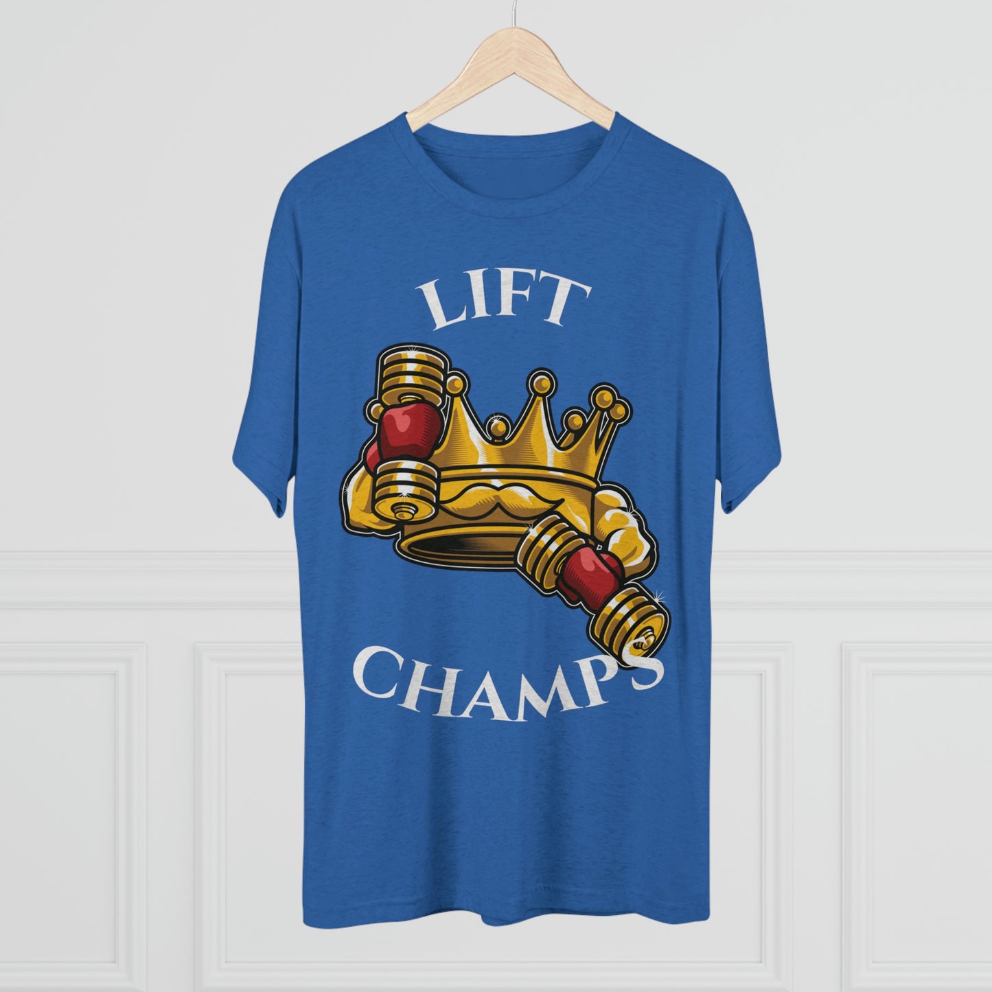 LIFT CHAMPS - PREMIUM SOFT - Unisex Tri-Blend Crew Tee (Next Level 6010)