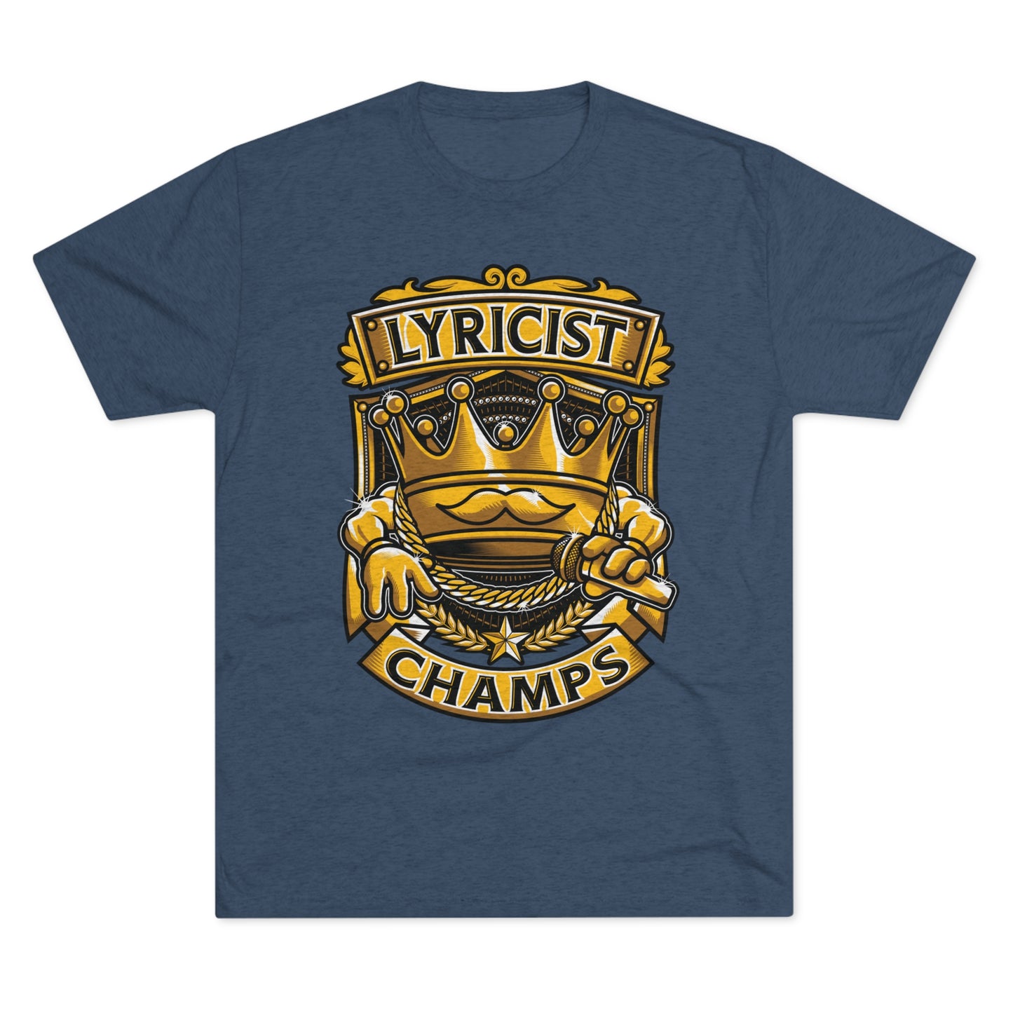 LYRICIST CHAMPS - PREMIUM SOFT - Unisex Tri-Blend Crew Tee (Next Level 6010)