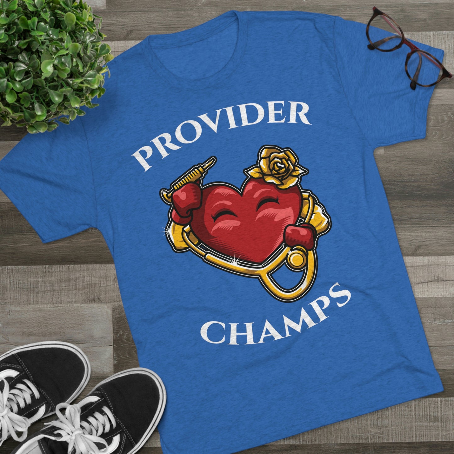 PROVIDER CHAMPS - PREMIUM SOFT - Unisex Tri-Blend Crew Tee (Next Level 6010)