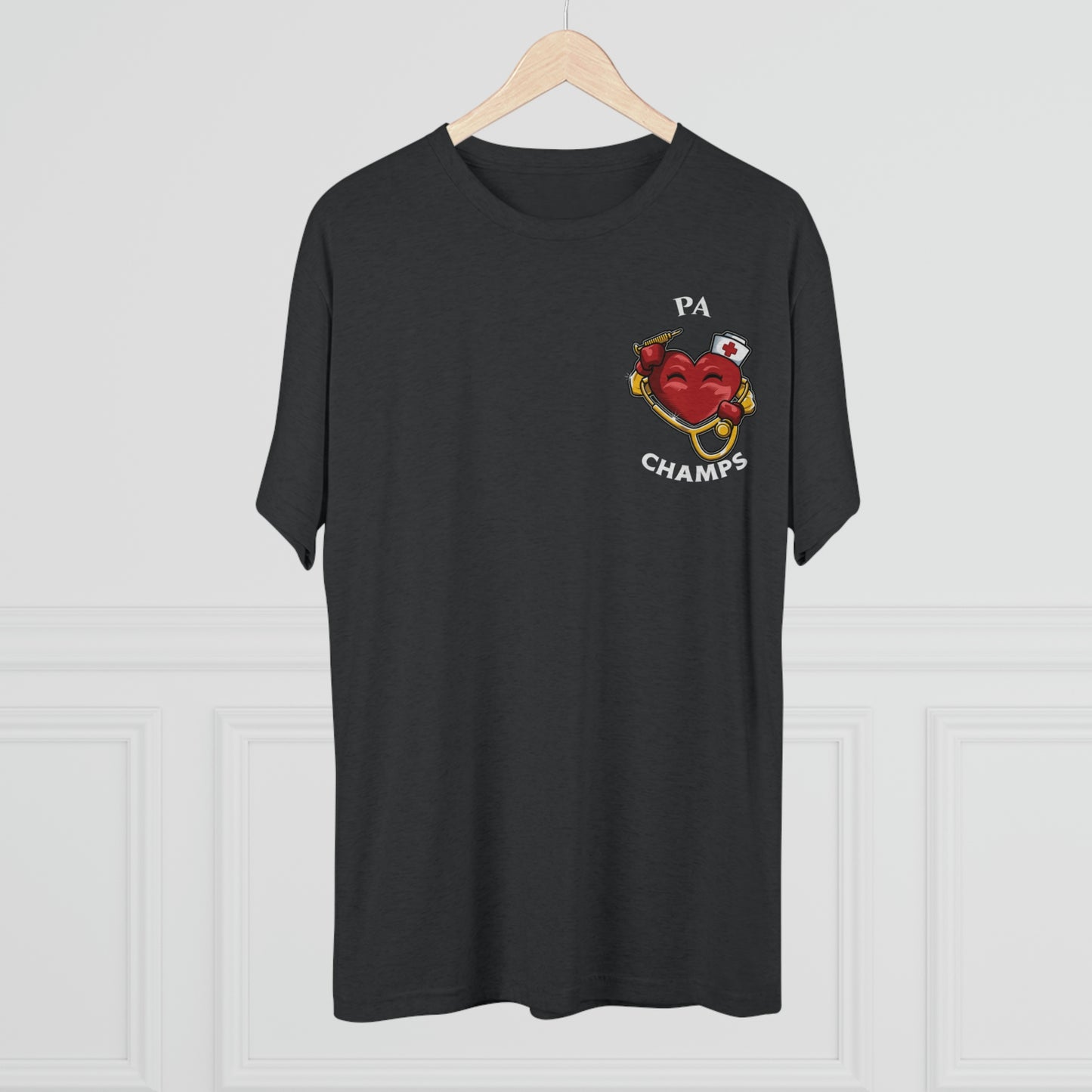 PA CHAMPS (Small Logo) - PREMIUM SOFT - Unisex Tri-Blend Crew Tee (Next Level 6010)