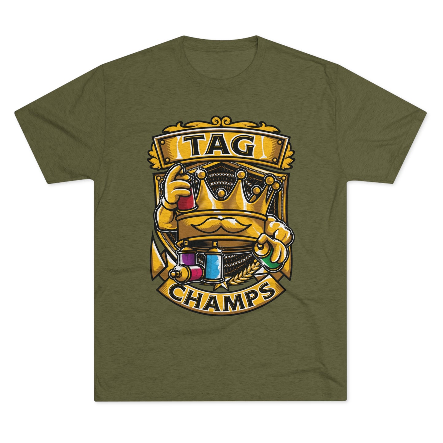 TAG CHAMPS - PREMIUM SOFT - Unisex Tri-Blend Crew Tee (Next Level 6010)