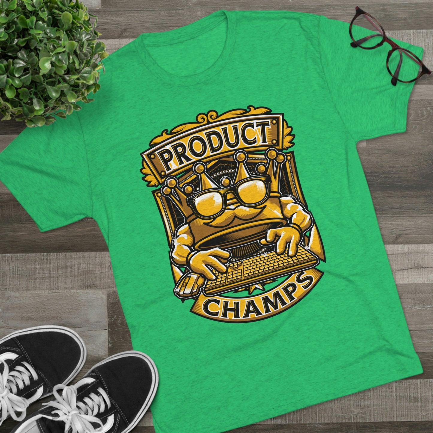 PRODUCT MANAGER CHAMPS (Men) - PREMIUM SOFT - Unisex Tri-Blend Crew Tee (Next Level 6010)
