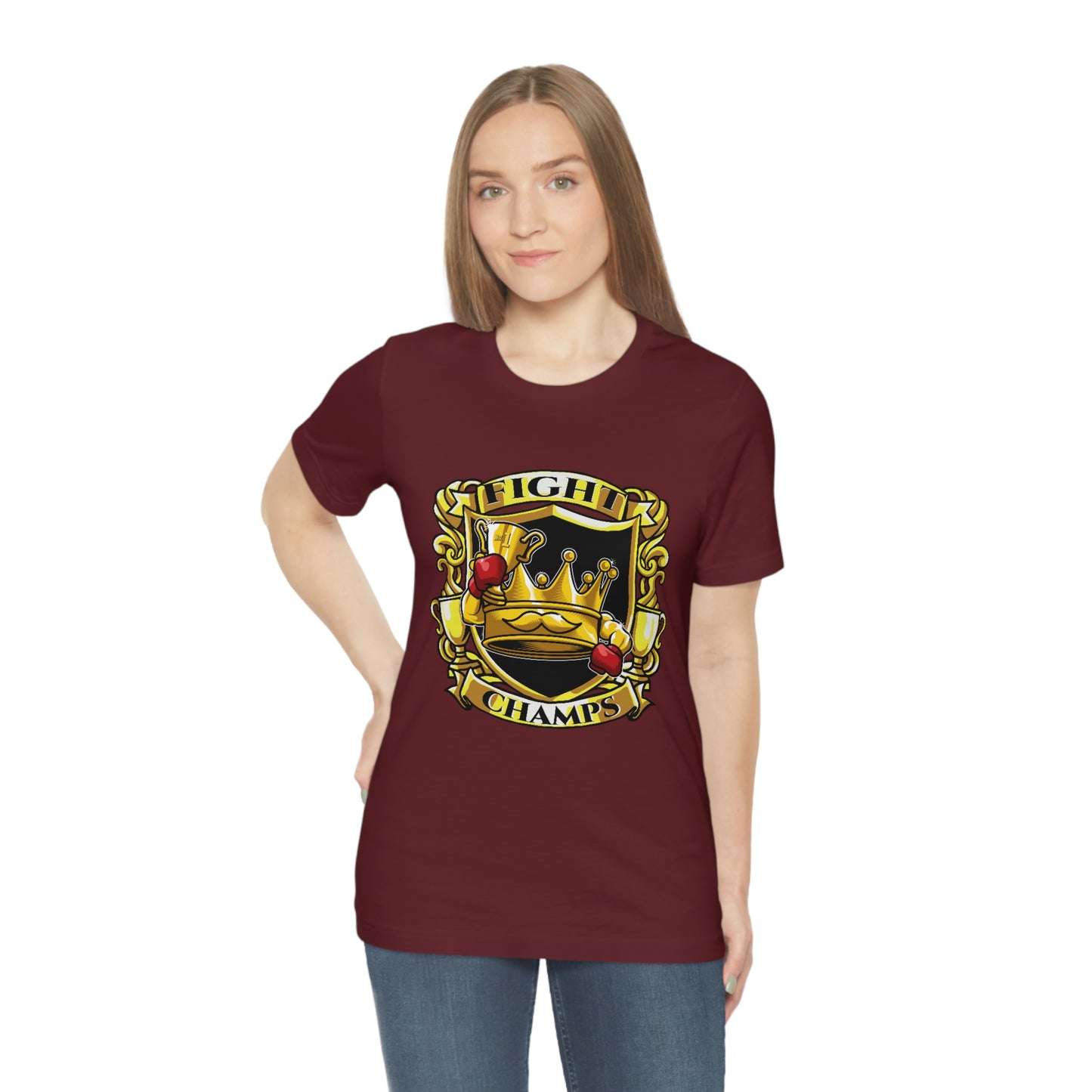 Fight Champs! Unisex Jersey Short Sleeve Tee (Bella+Canvas)