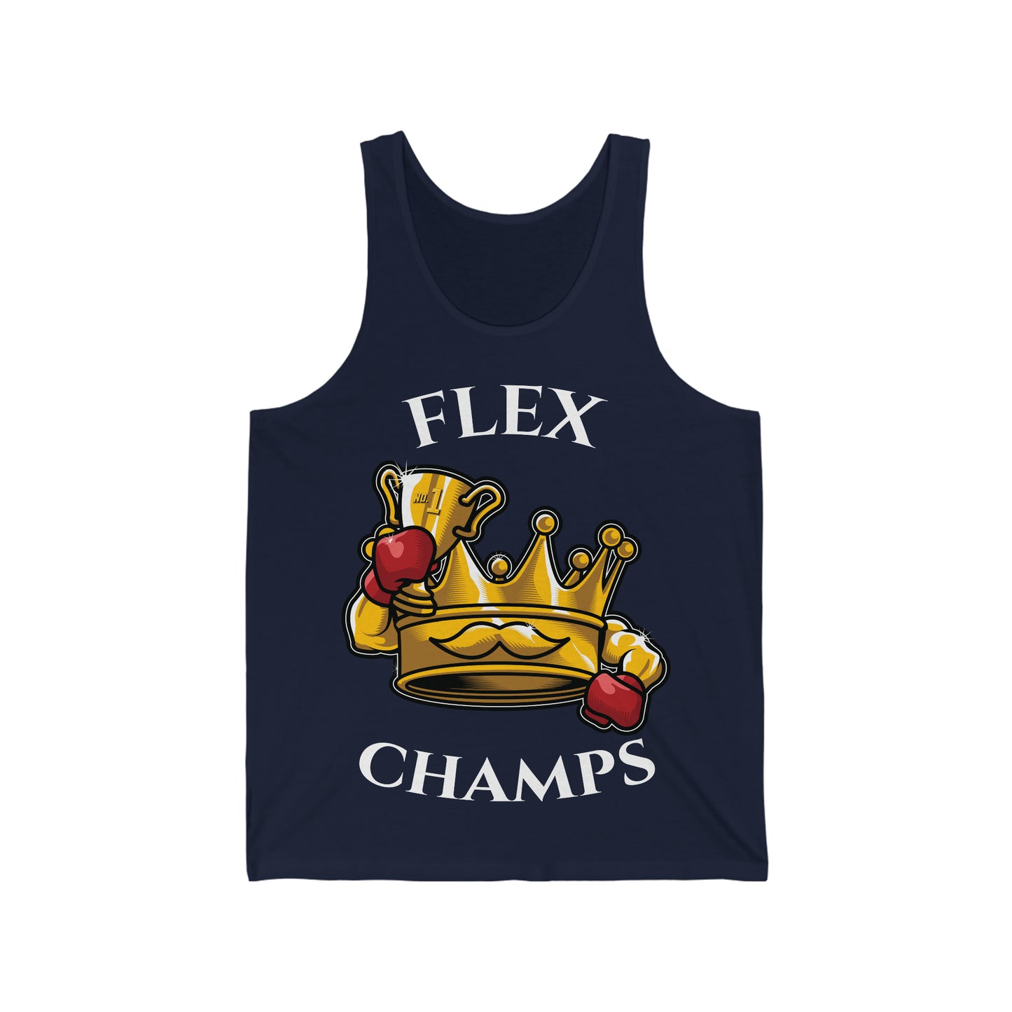 FLEX CHAMPS - PREMIUM SOFT - Unisex Jersey Tank (Bella+Canvas 3480)