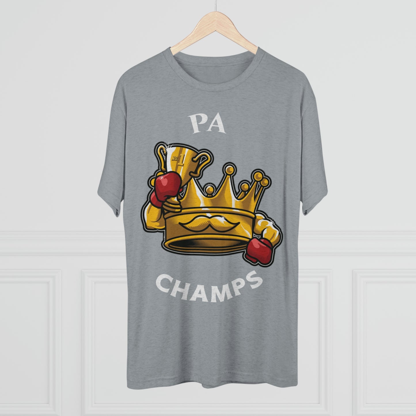 PA CHAMPS (Alternate Logo) - PREMIUM SOFT - Unisex Tri-Blend Crew Tee (Next Level 6010)