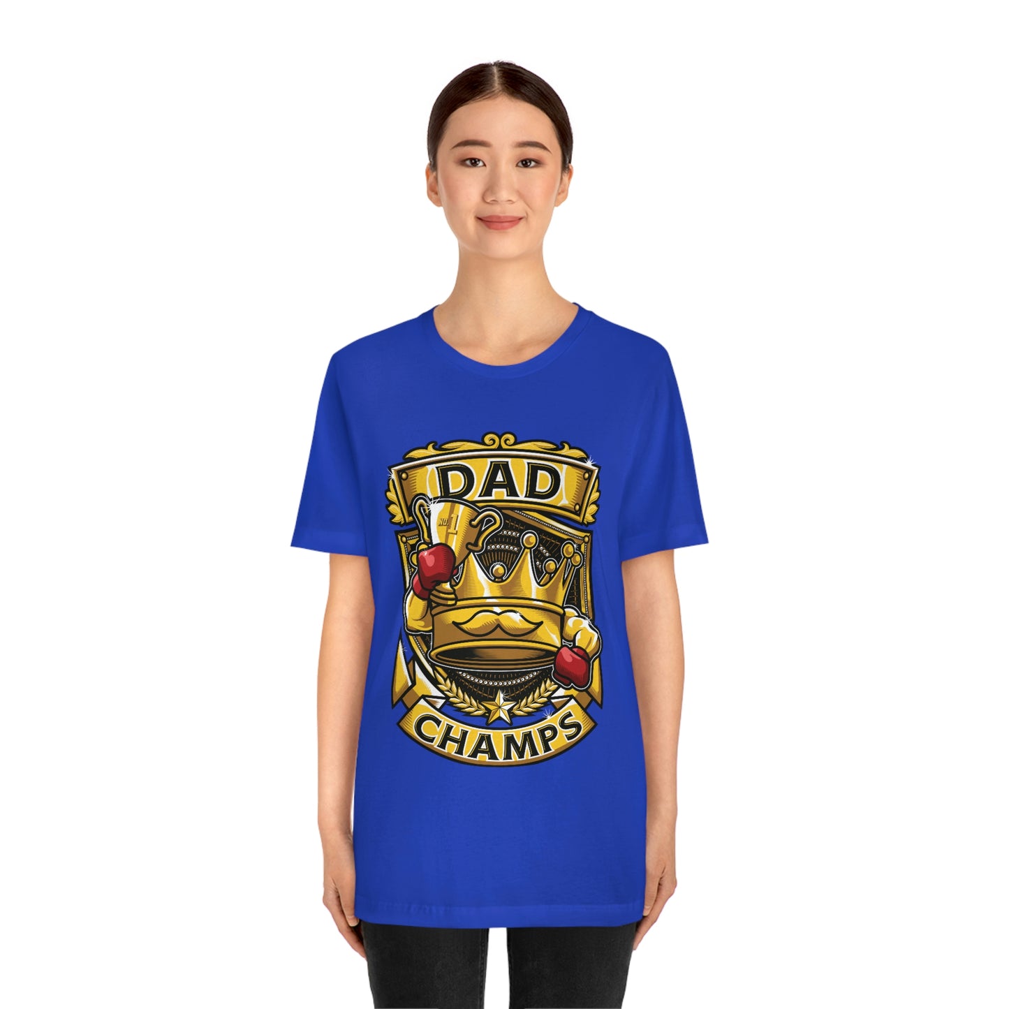 Dad Champs! - Unisex Jersey Short Sleeve Tee (Canvas-Bella)