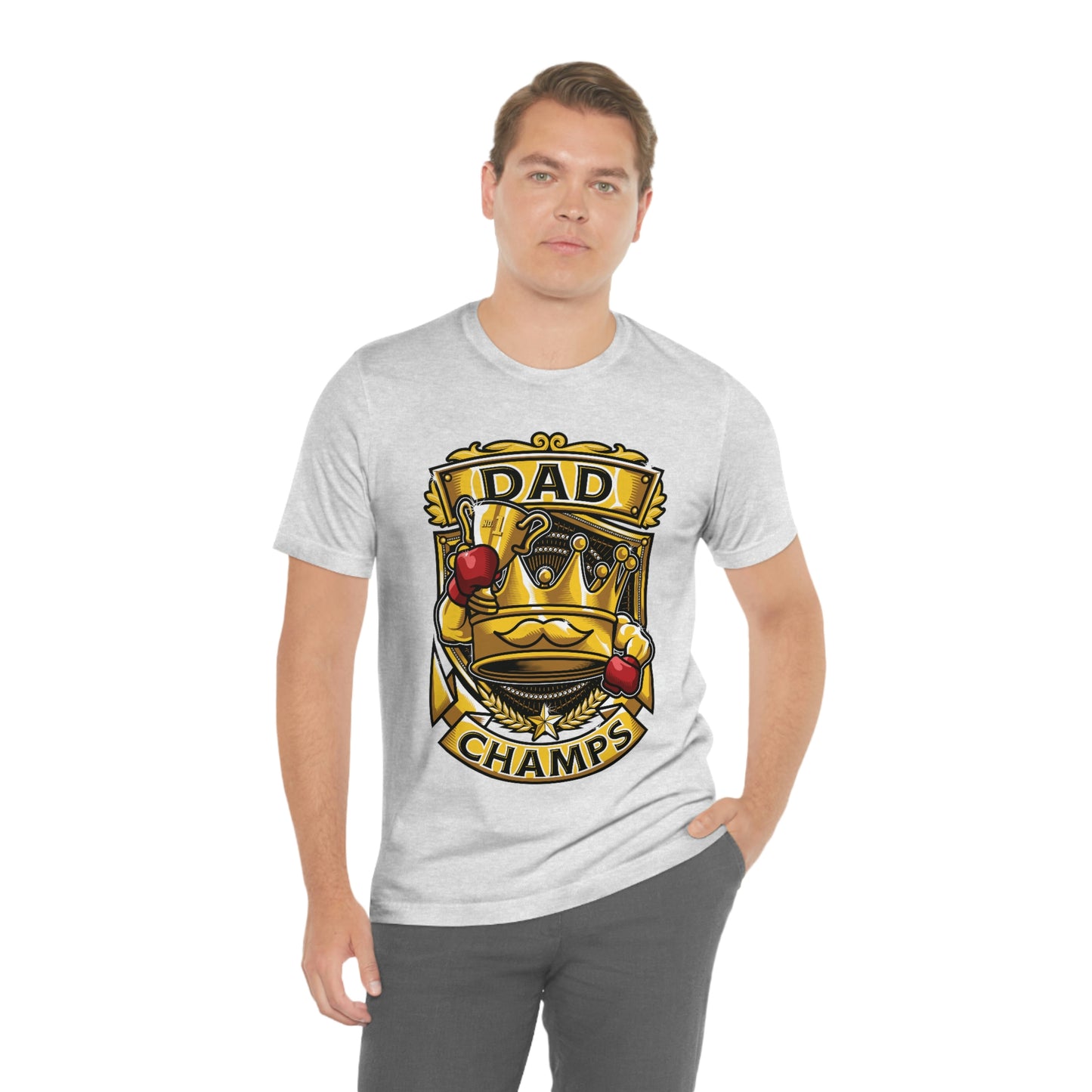 Dad Champs! - Unisex Jersey Short Sleeve Tee (Canvas-Bella)