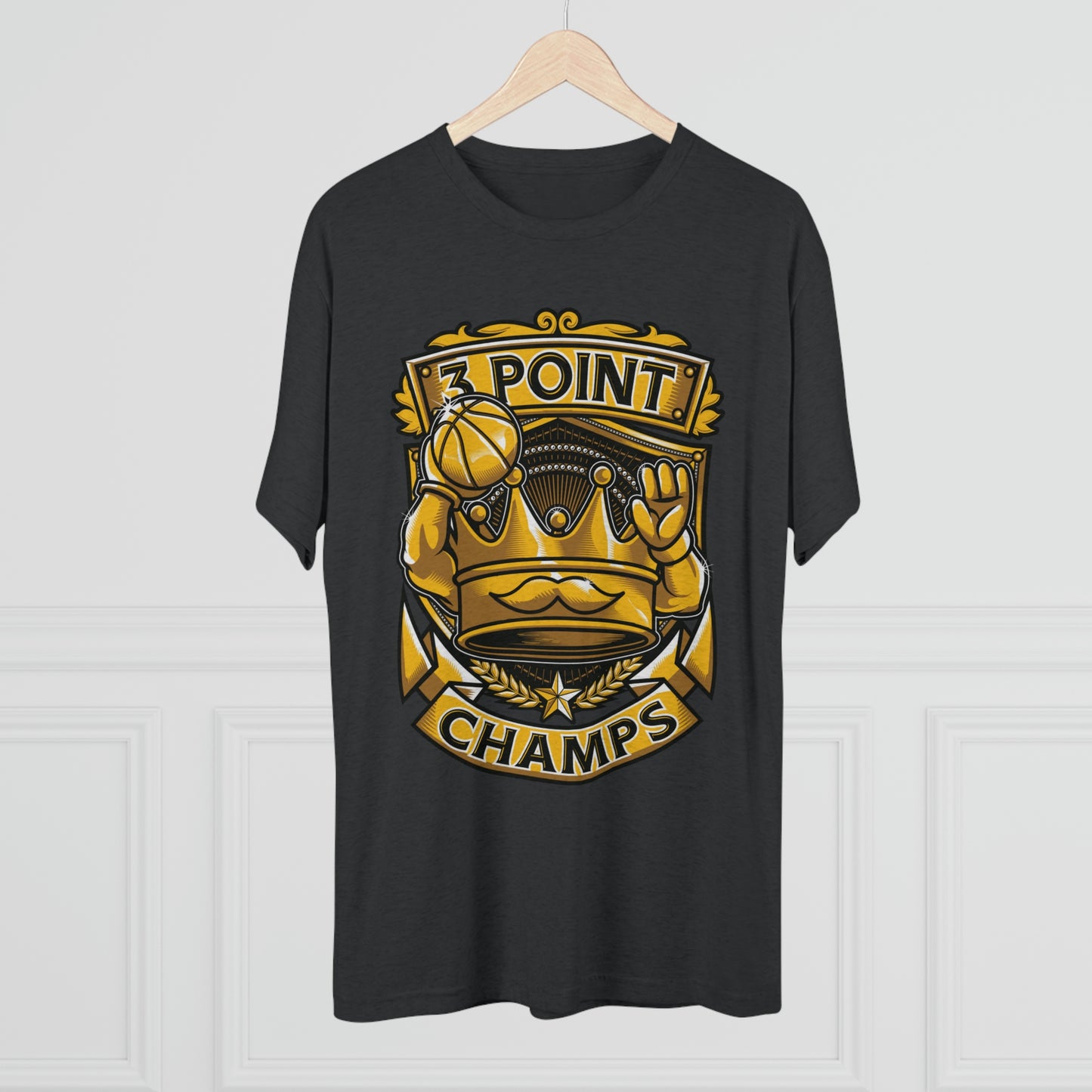 3 POINT CHAMPS - PREMIUM SOFT - Unisex Tri-Blend Crew Tee (Next Level 6010)