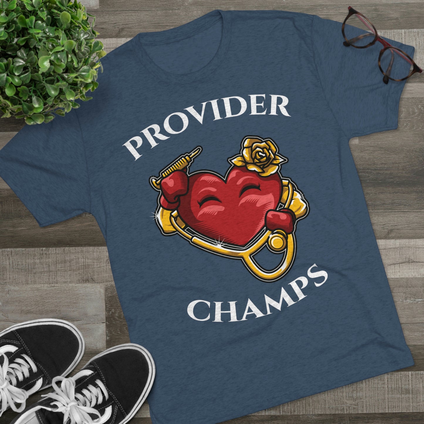 PROVIDER CHAMPS - PREMIUM SOFT - Unisex Tri-Blend Crew Tee (Next Level 6010)