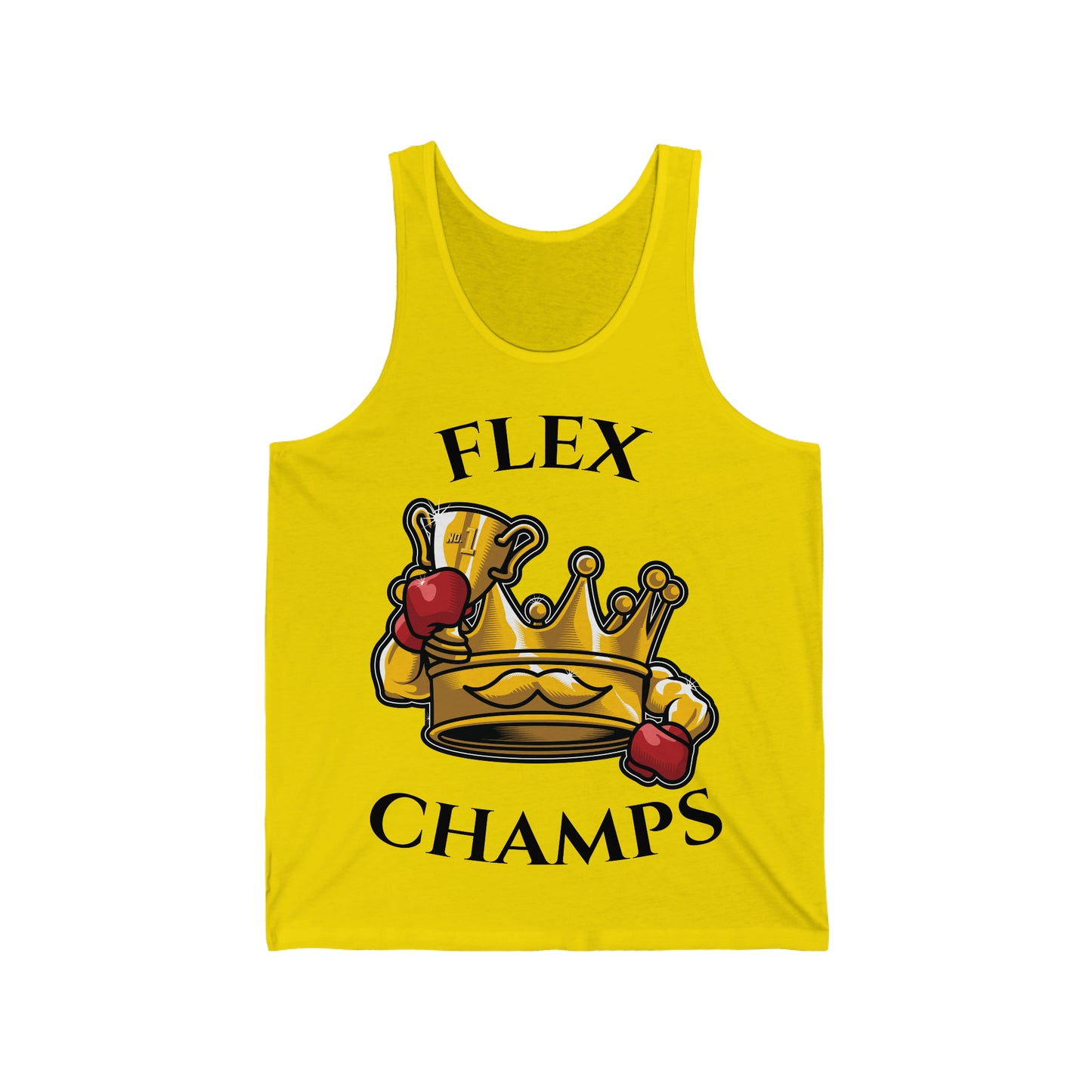 FLEX CHAMPS - PREMIUM SOFT - Unisex Jersey Tank (Bella+Canvas 3480)