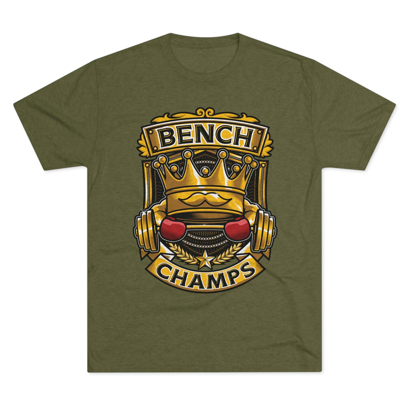 BENCH CHAMPS - PREMIUM SOFT - Unisex Tri-Blend Crew Tee (Next Level 6010)