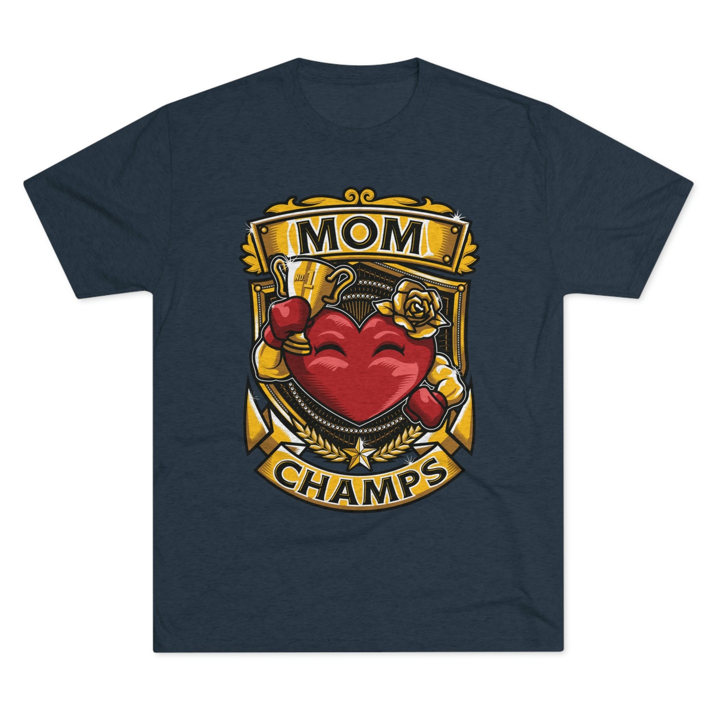 MOM CHAMPS - PREMIUM SOFT - Unisex Tri-Blend Crew Tee (Next Level 6010)