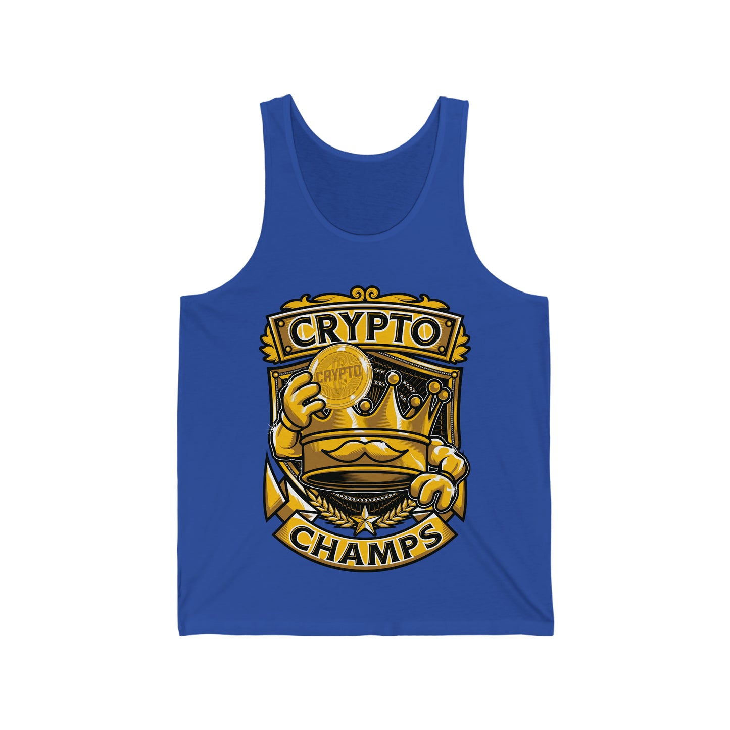 CRYPTO CHAMPS - PREMIUM SOFT - Unisex Jersey Tank (Bella+Canvas 3480)
