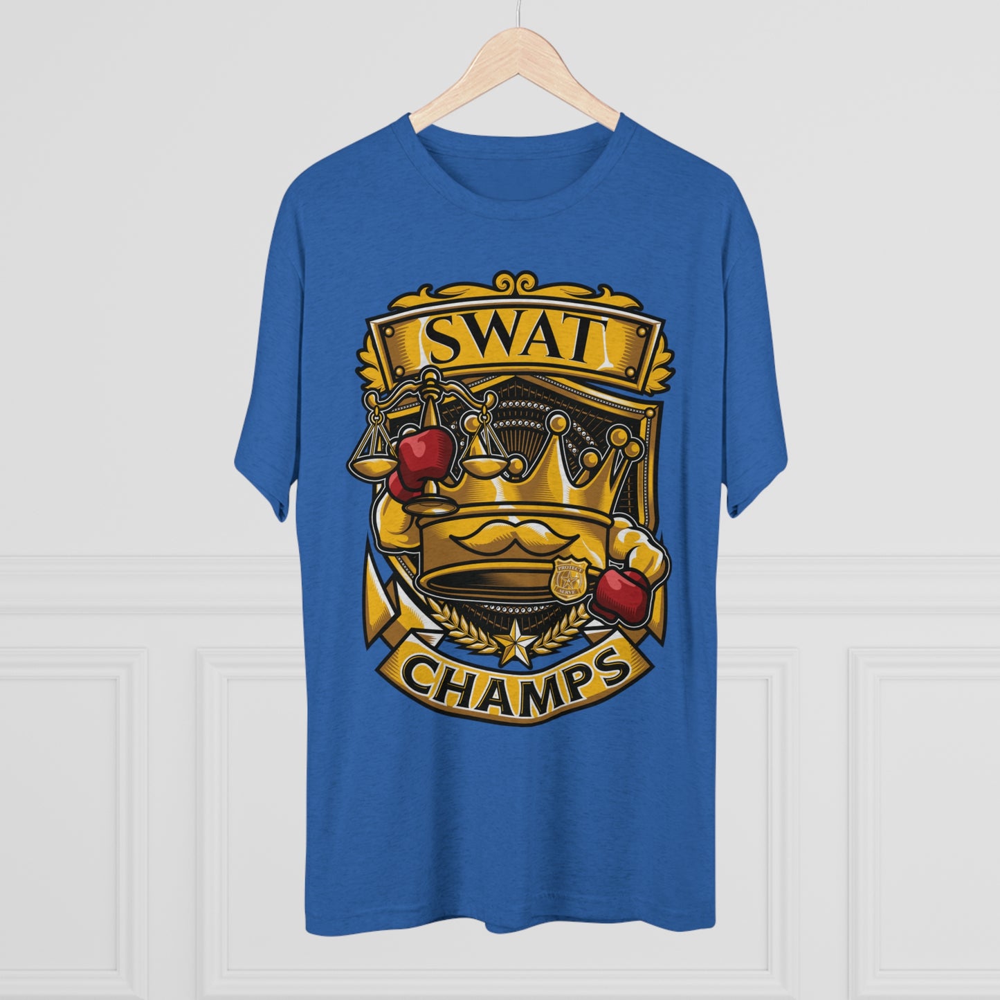 SWAT CHAMPS - PREMIUM SOFT - Unisex Tri-Blend Crew Tee (Next Level 6010)