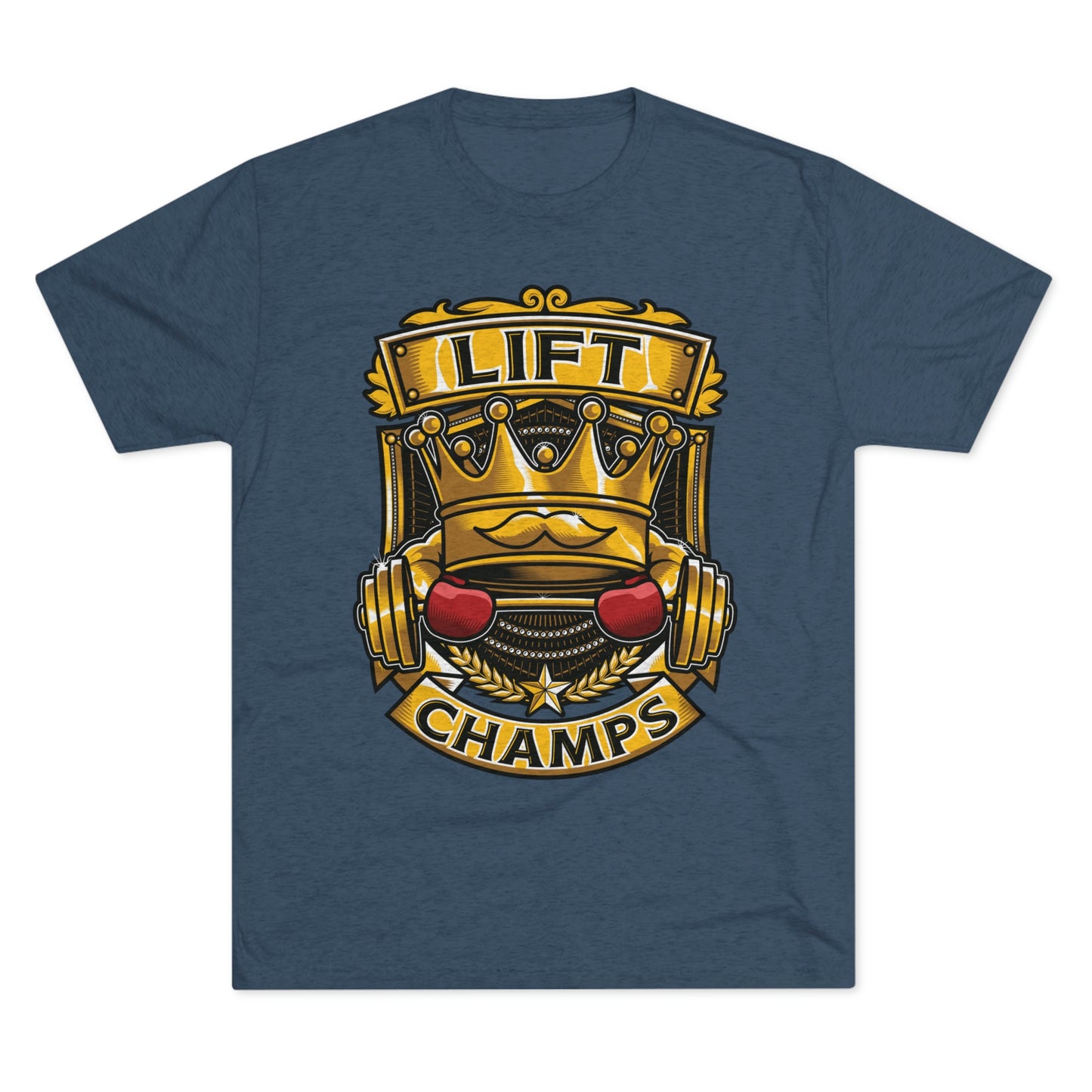 LIFT CHAMPS - PREMIUM SOFT - Unisex Tri-Blend Crew Tee (Next Level 6010)